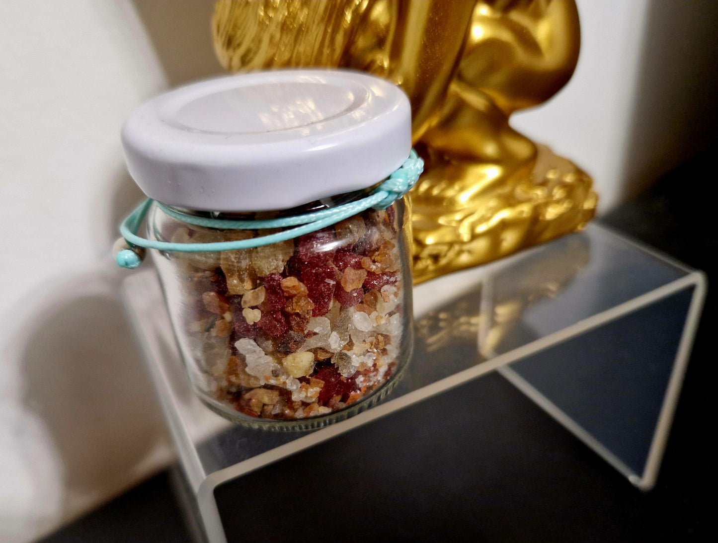 Natur-Räuchermischung im Glas (Hausreinigung) ca. 40g Inhalt