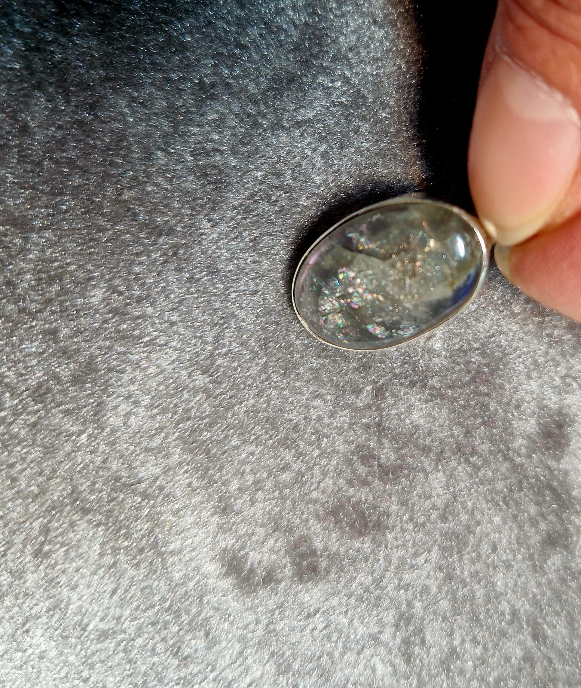 Seltener Labradorit Anhänger AAA-Qualität