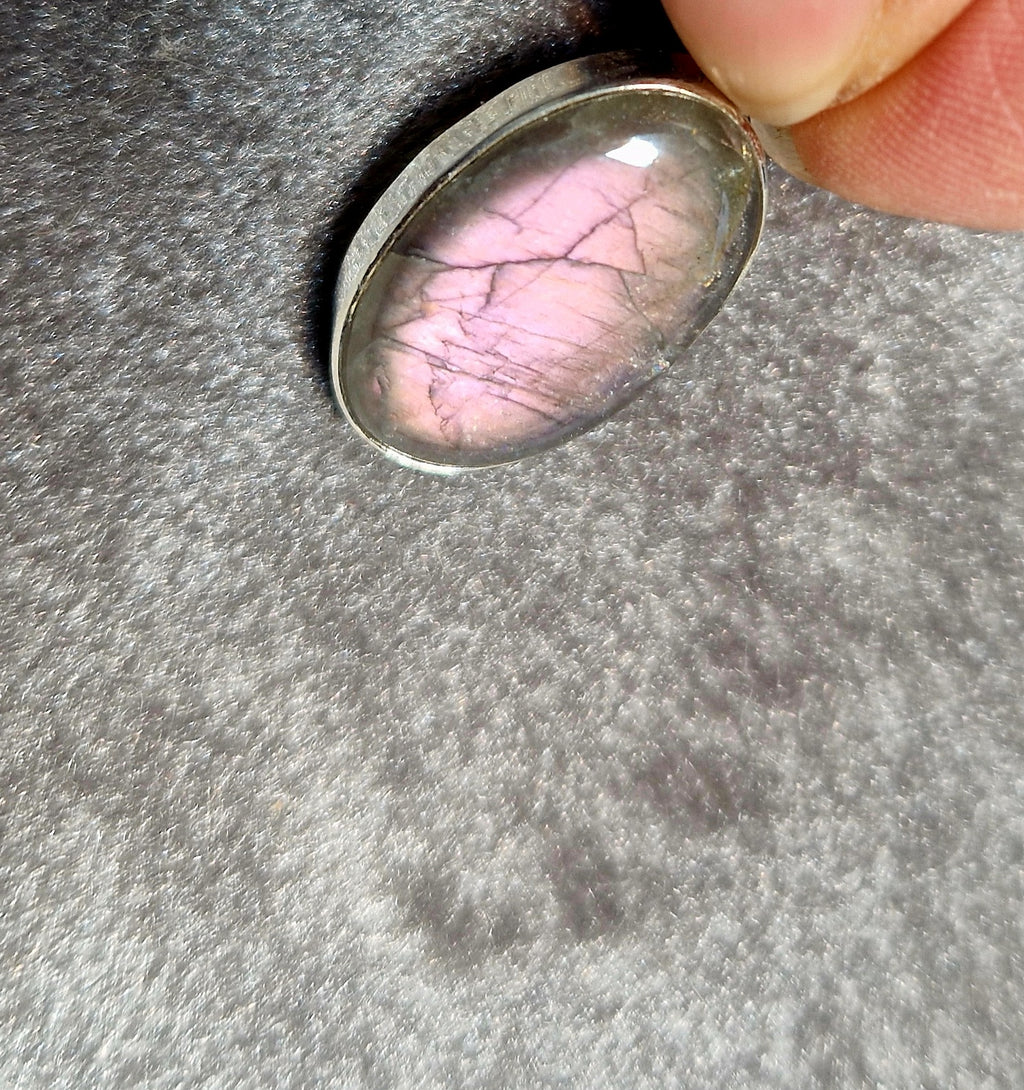 Seltener Labradorit Anhänger AAA-Qualität