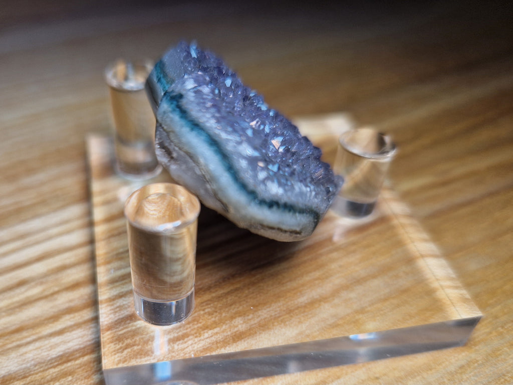 Regenbogen Amethysten Herz