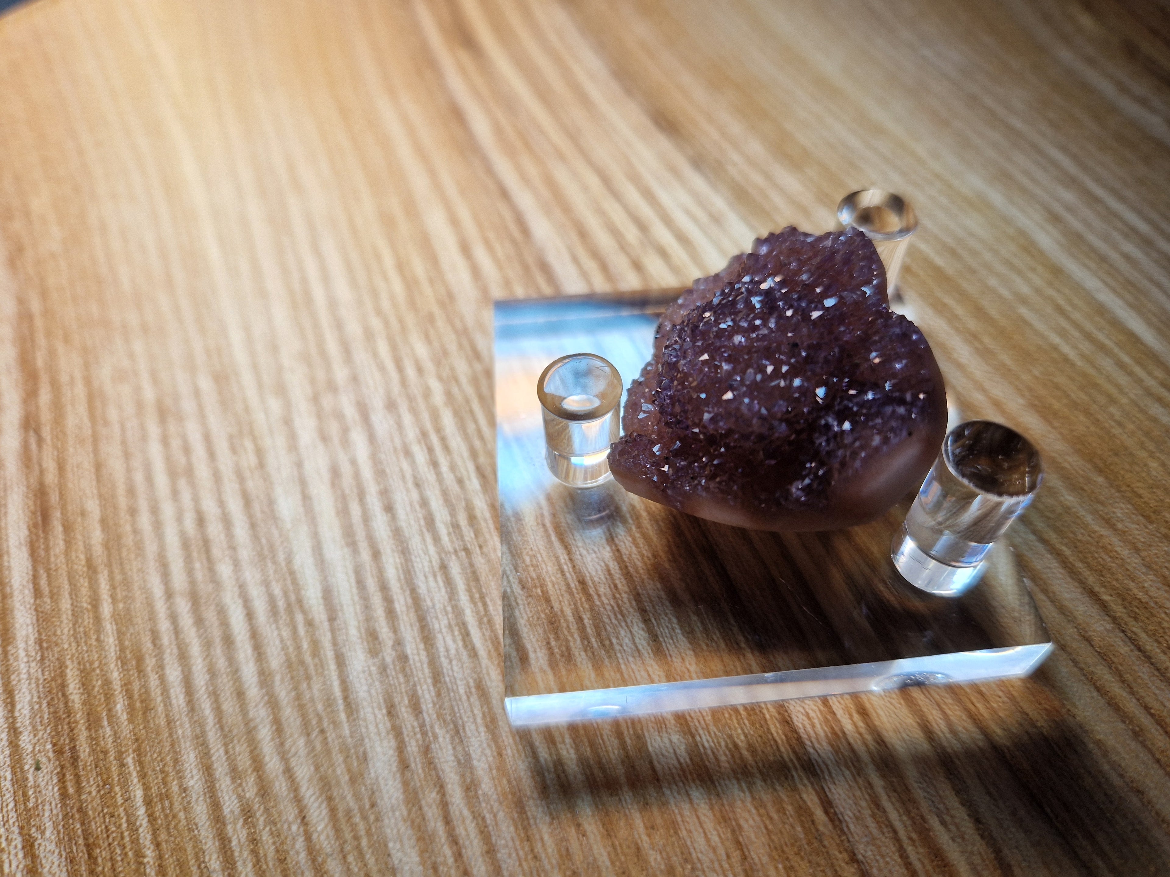 Regenbogen Amethysten Herz