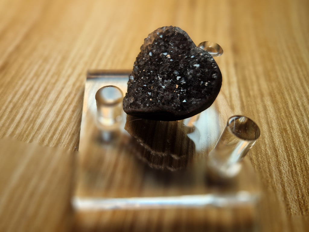 Regenbogen Amethysten Herz