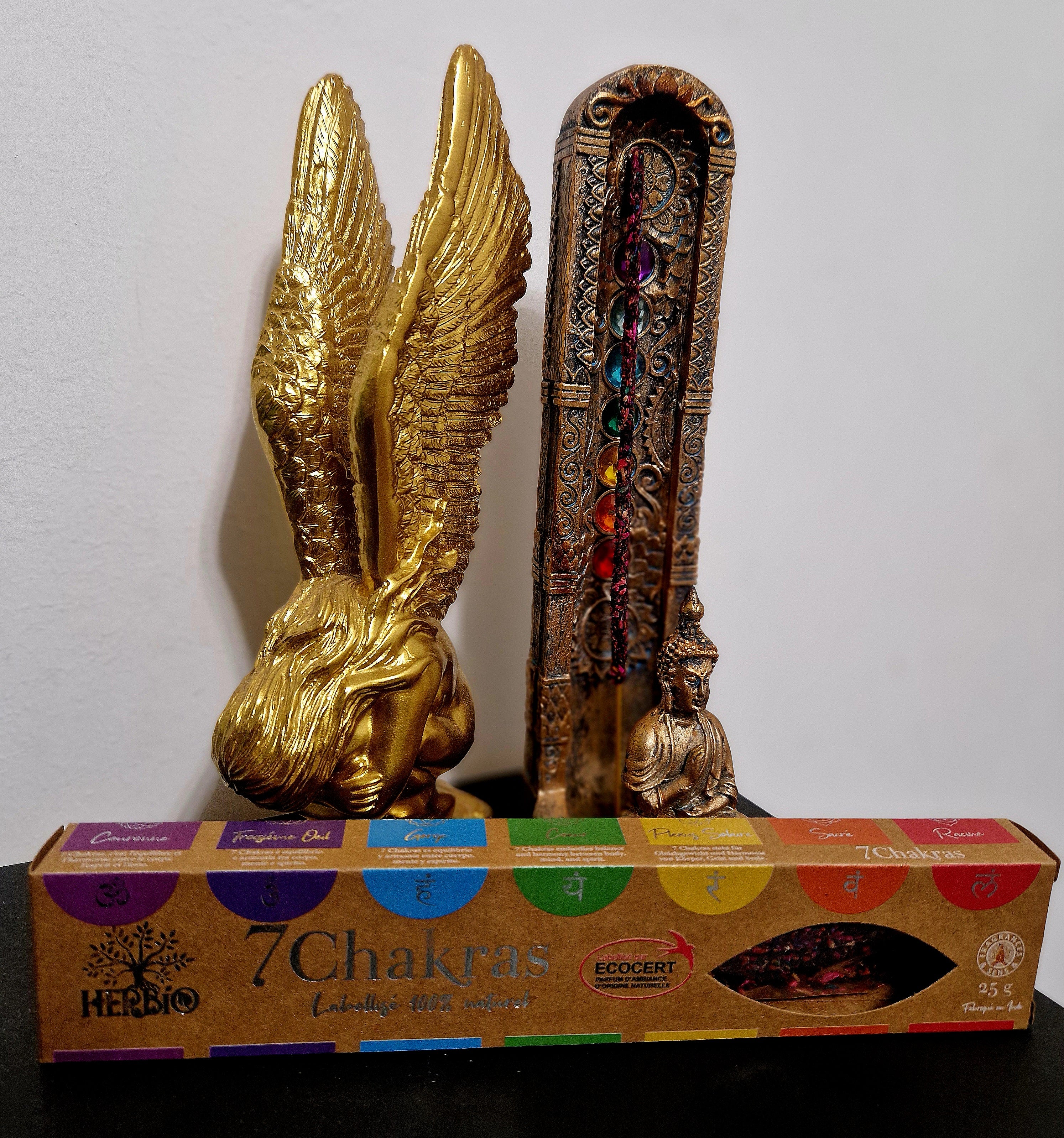 7 Chakras Räucherstäbchen – 100% natürlich (25 g, 7 Stäbchen)