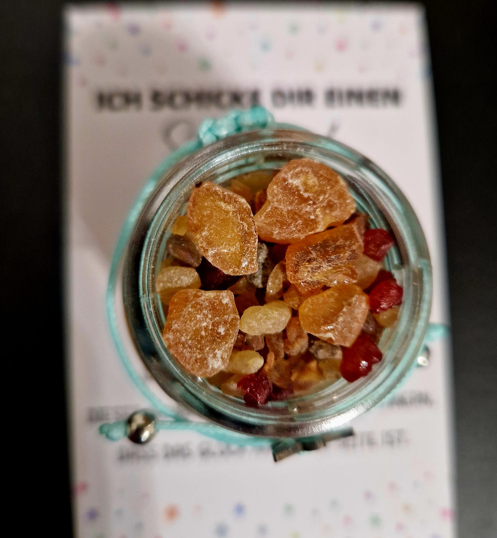 Natur-Räuchermischung im Glas (Hausreinigung) ca. 40g Inhalt