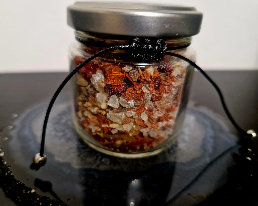 Natur-Räuchermischung im Glas (Hausreinigung) ca. 60g Inhalt