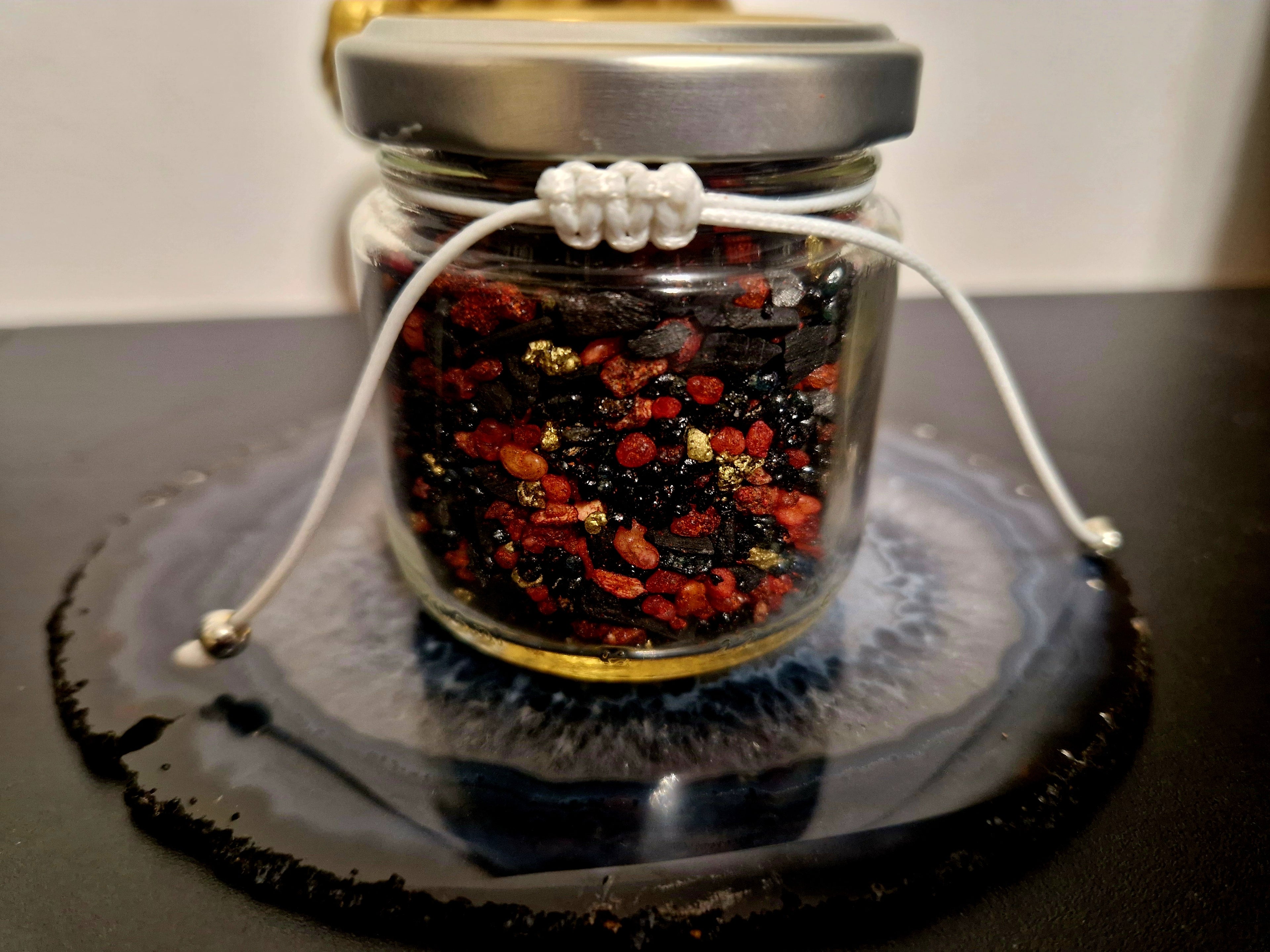 Natur-Räuchermischung im 53ml Glas (Befreiung von negativer Energie) ca. 40g Inhalt