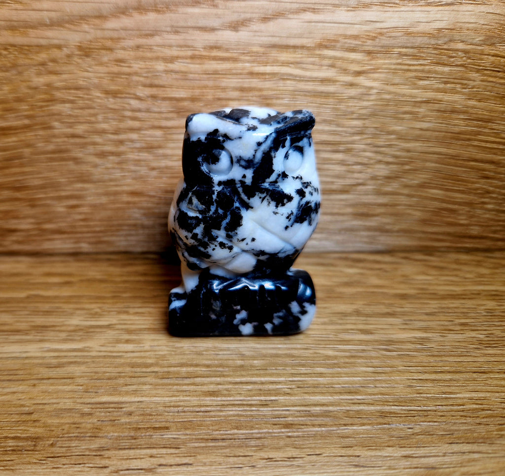 Zebra Jaspis Eule – Klarheit & Ausgeglichenheit