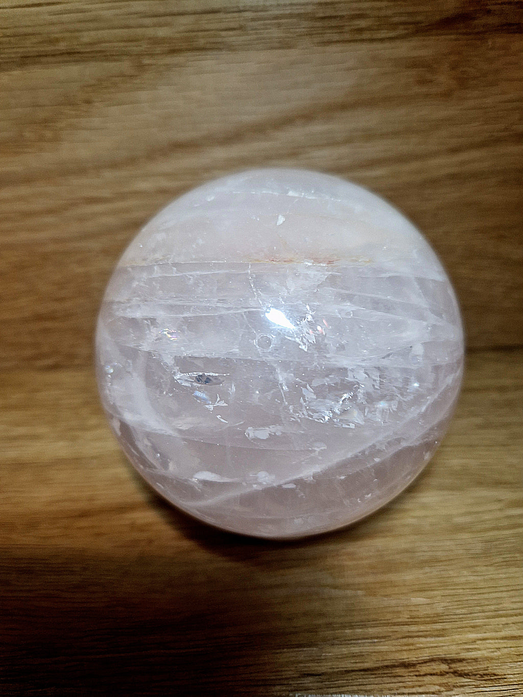 Rosenquarz Kugel – Stein der Liebe & Harmonie