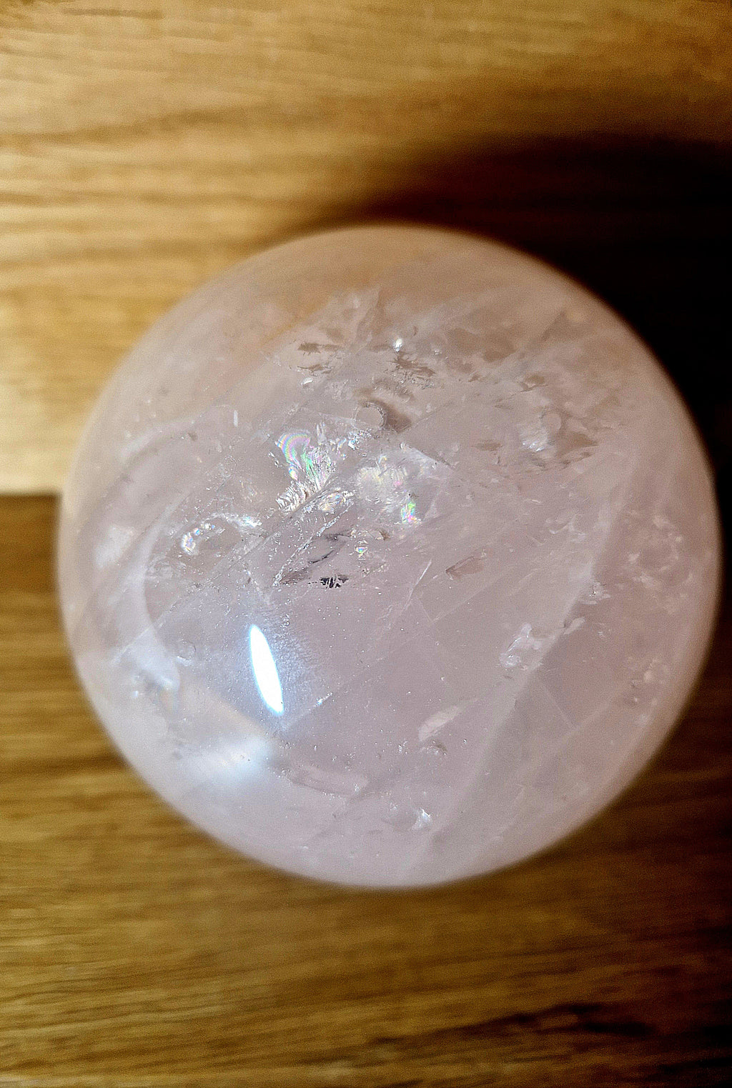 Rosenquarz Kugel – Stein der Liebe & Harmonie