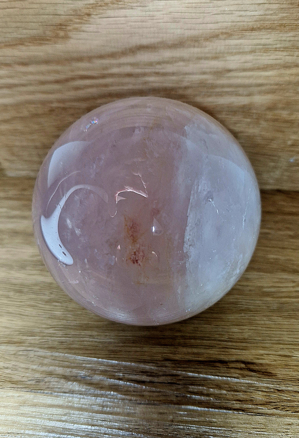 Rosenquarz Kugel – Stein der Liebe & Harmonie