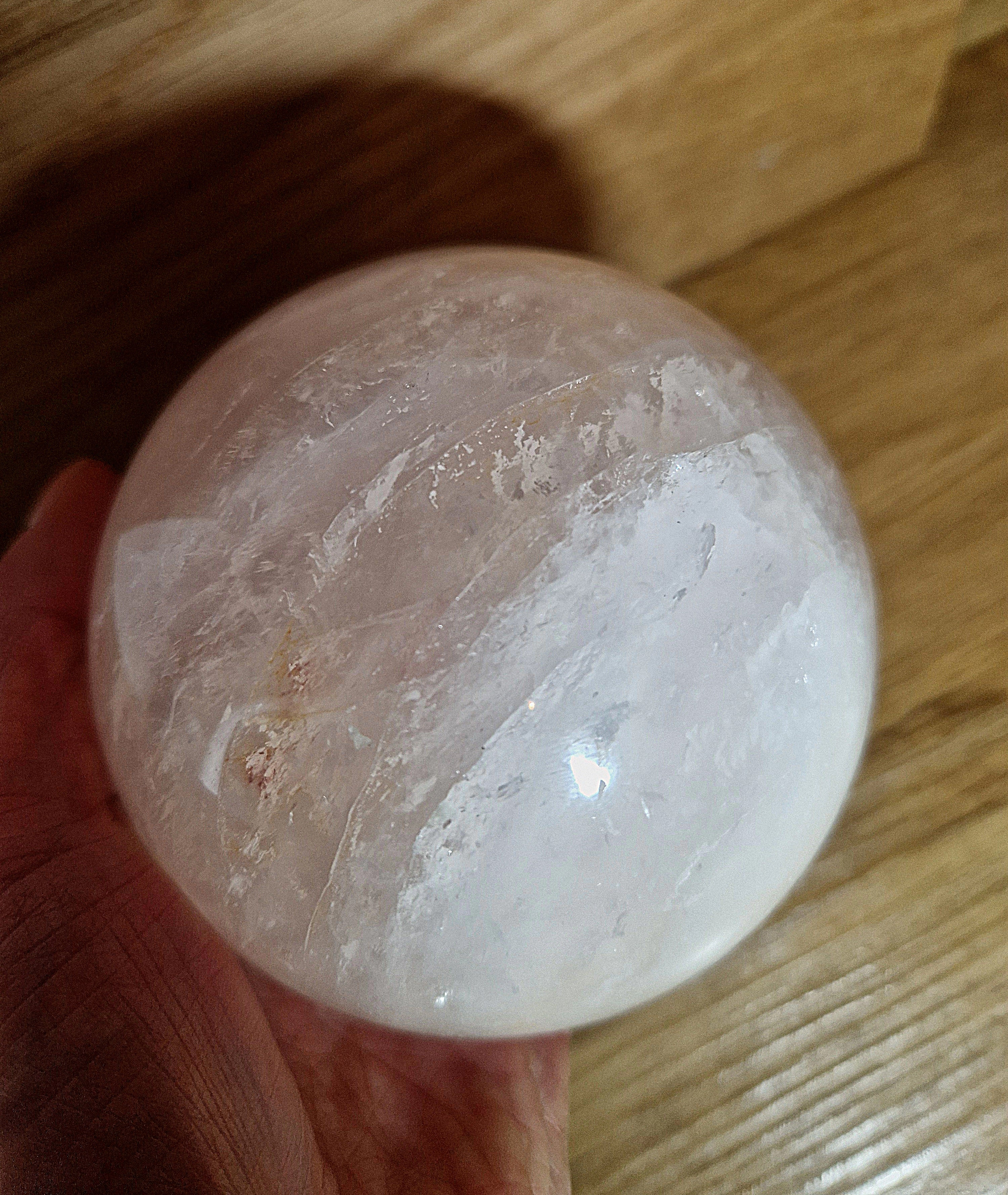 Rosenquarz Kugel – Stein der Liebe & Harmonie