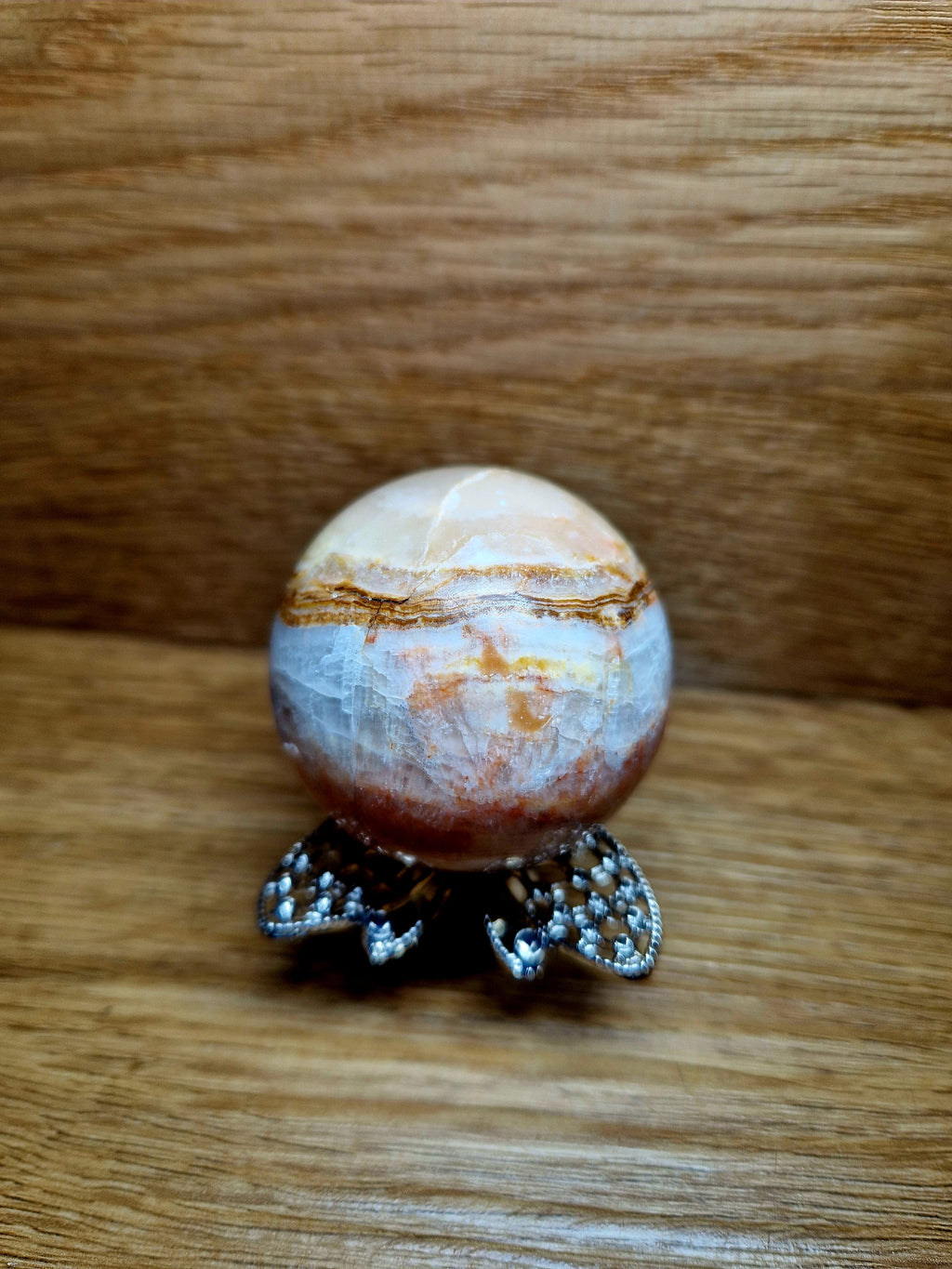 Karneol-Onyx Kugel – Stein der Energie & Erdung