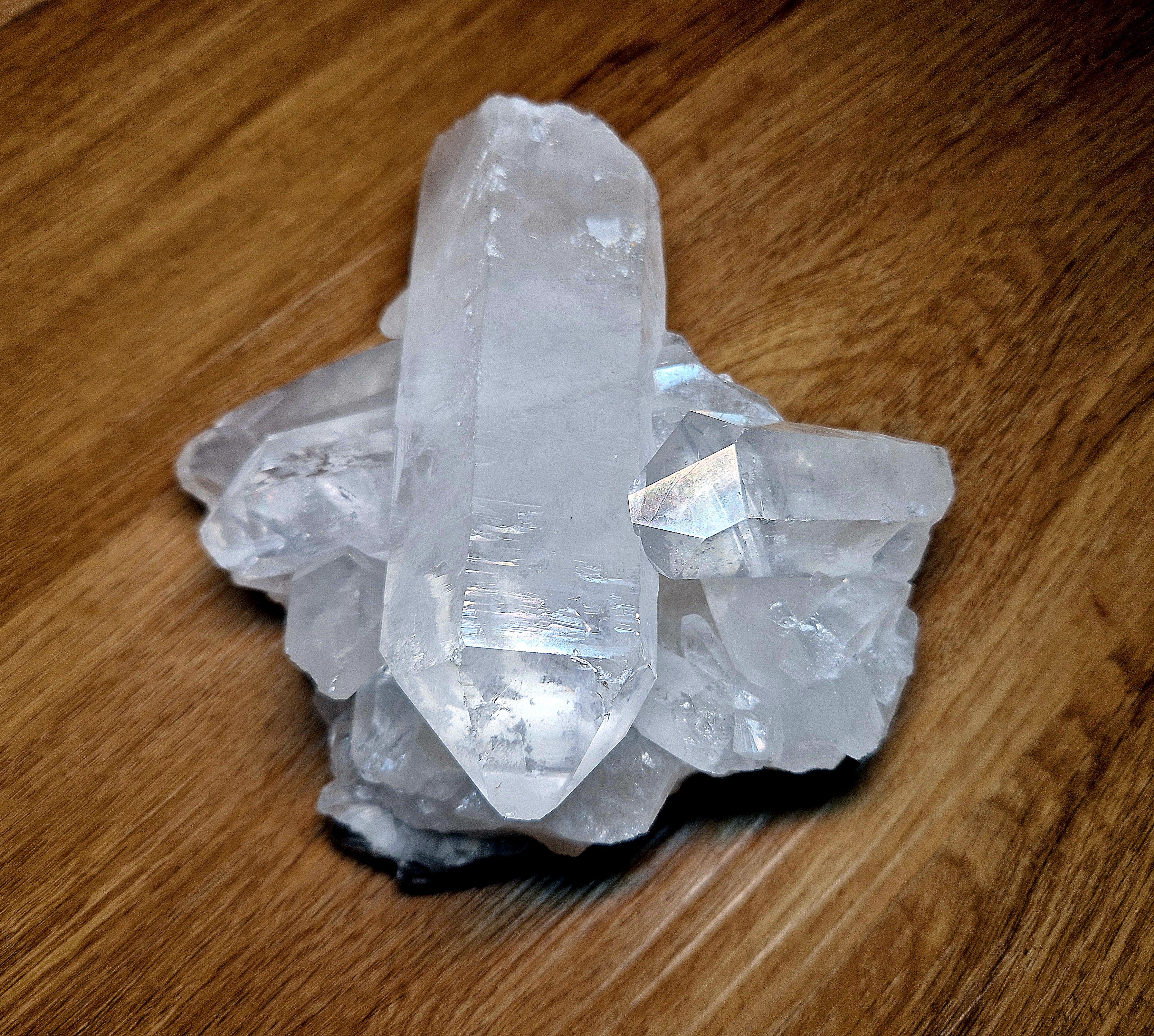 Bergkristall Druse – beidseitig kristallisiert 1,35 kg  Einzigartiges Sammler-Unikat AAA-Qualität