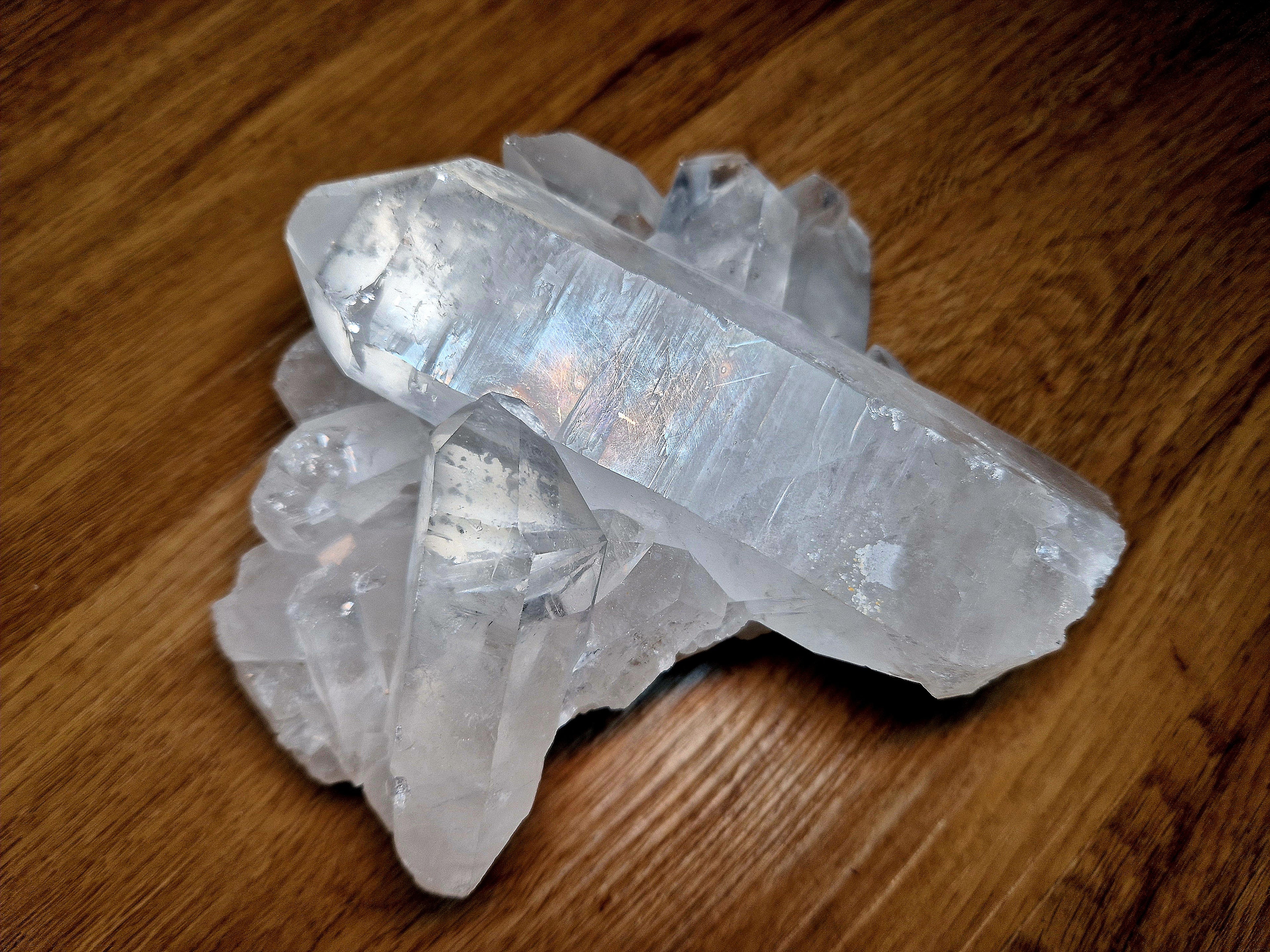 Bergkristall Druse – beidseitig kristallisiert 1,35 kg  Einzigartiges Sammler-Unikat AAA-Qualität