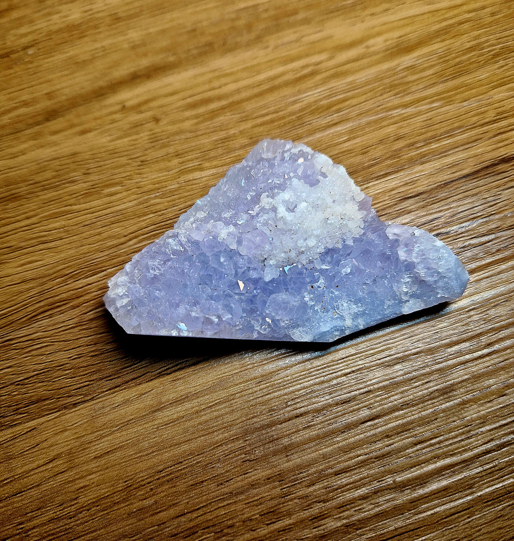 Lavendel-Chalcedon Geode aus Namibia – 63 g Einzelstück