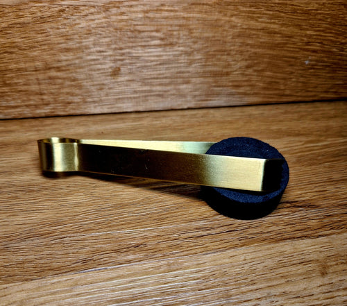 2er Set – Handgefertigte Kohlezange aus Messing 12 cm Goldoptik