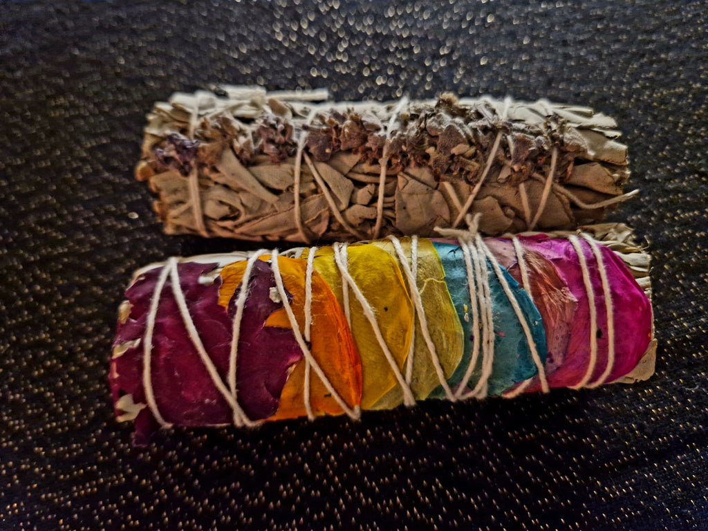 Chakra & Lavendel Weißer Salbei – Reinigungs- & Harmonie-Set (2er-Bündel)