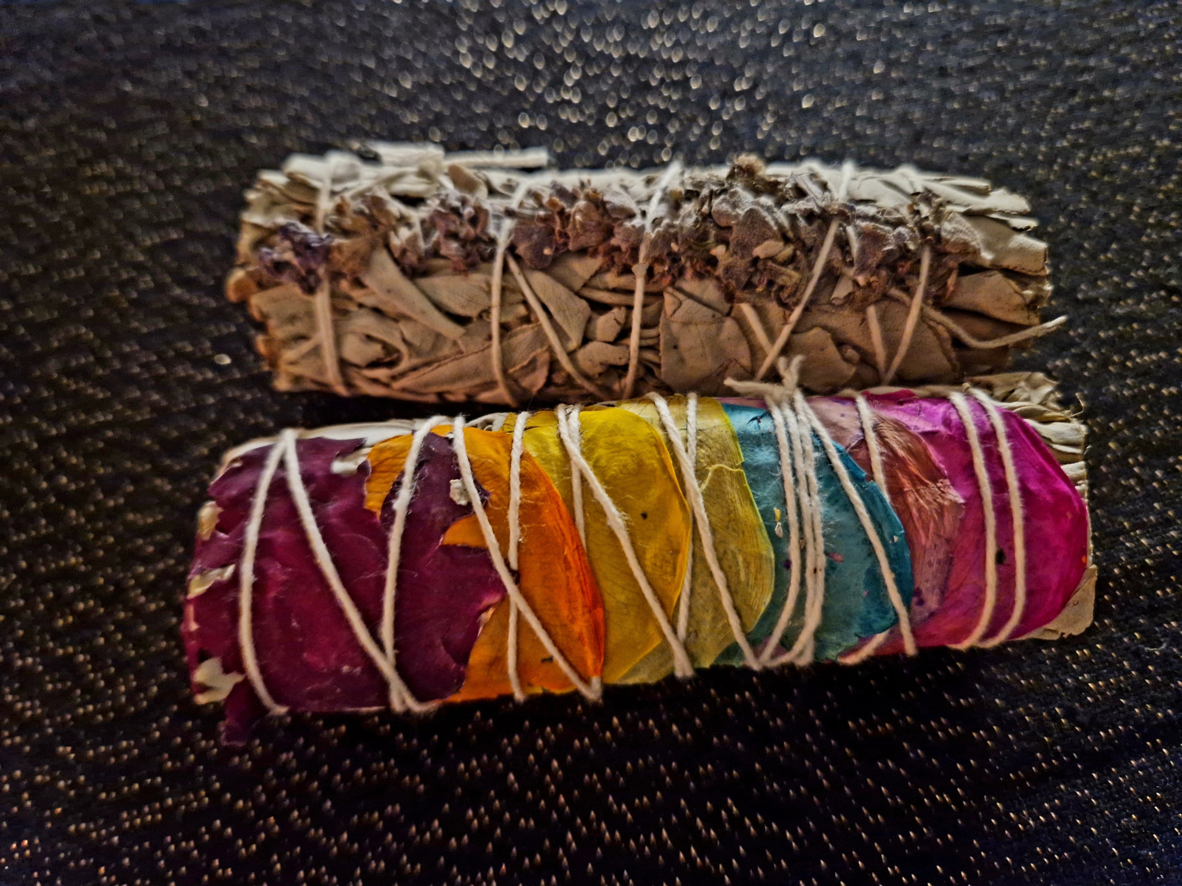 Chakra & Lavendel Weißer Salbei – Reinigungs- & Harmonie-Set (2er-Bündel)