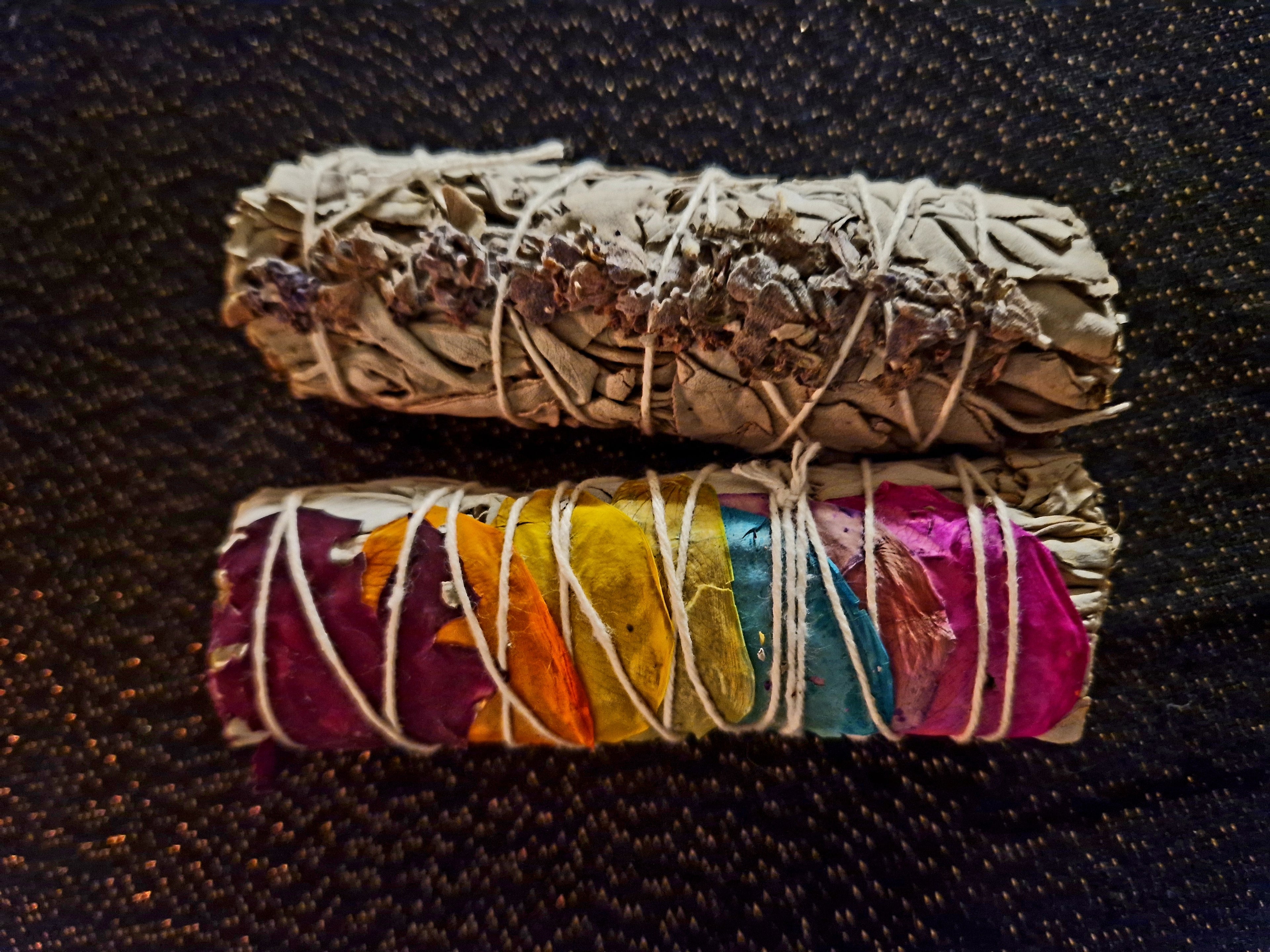 Chakra & Lavendel Weißer Salbei – Reinigungs- & Harmonie-Set (2er-Bündel)