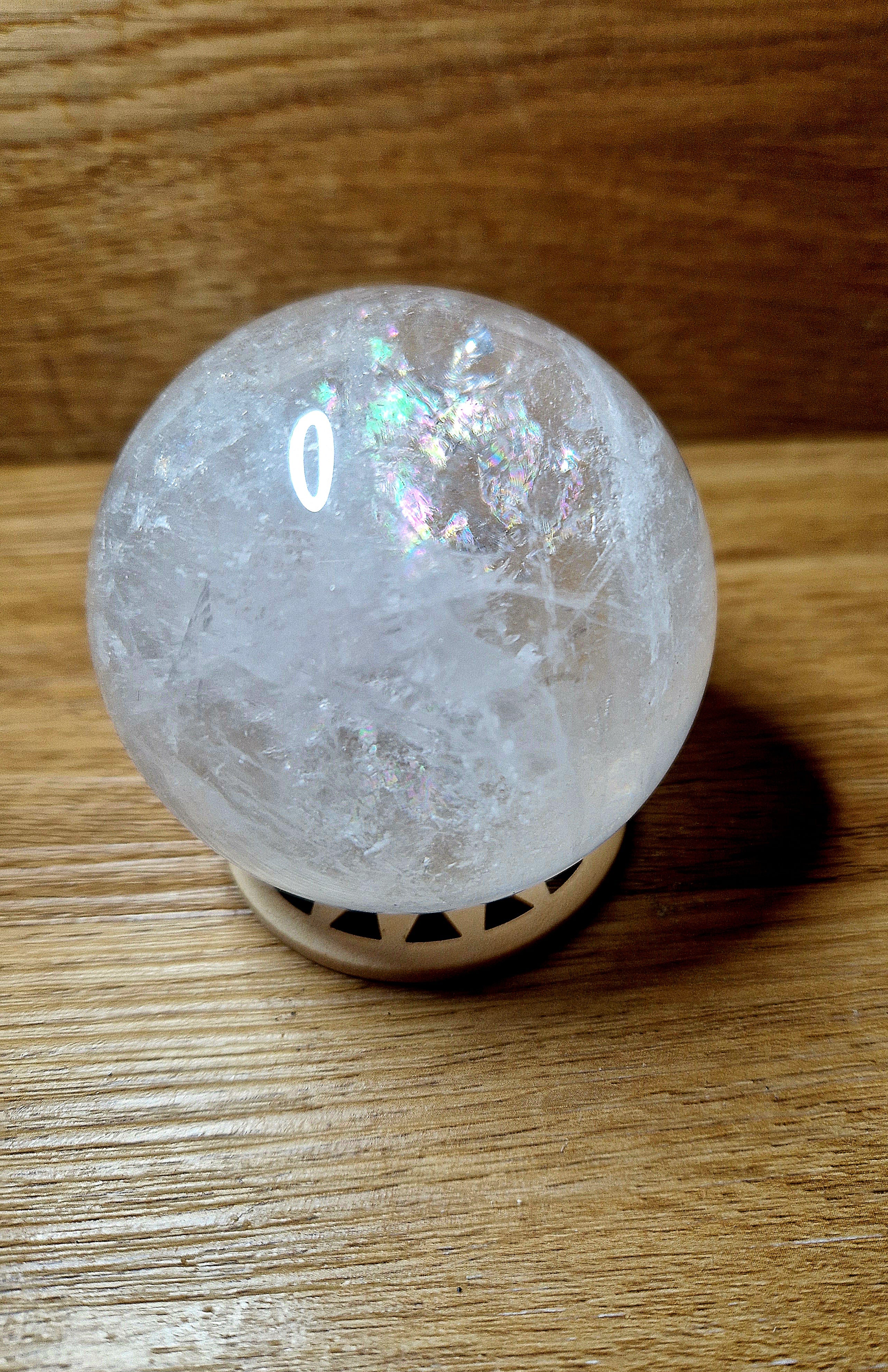 Bergkristall Kugel – 7,4 cm • 548 g • Klarheit & Lichtenergie