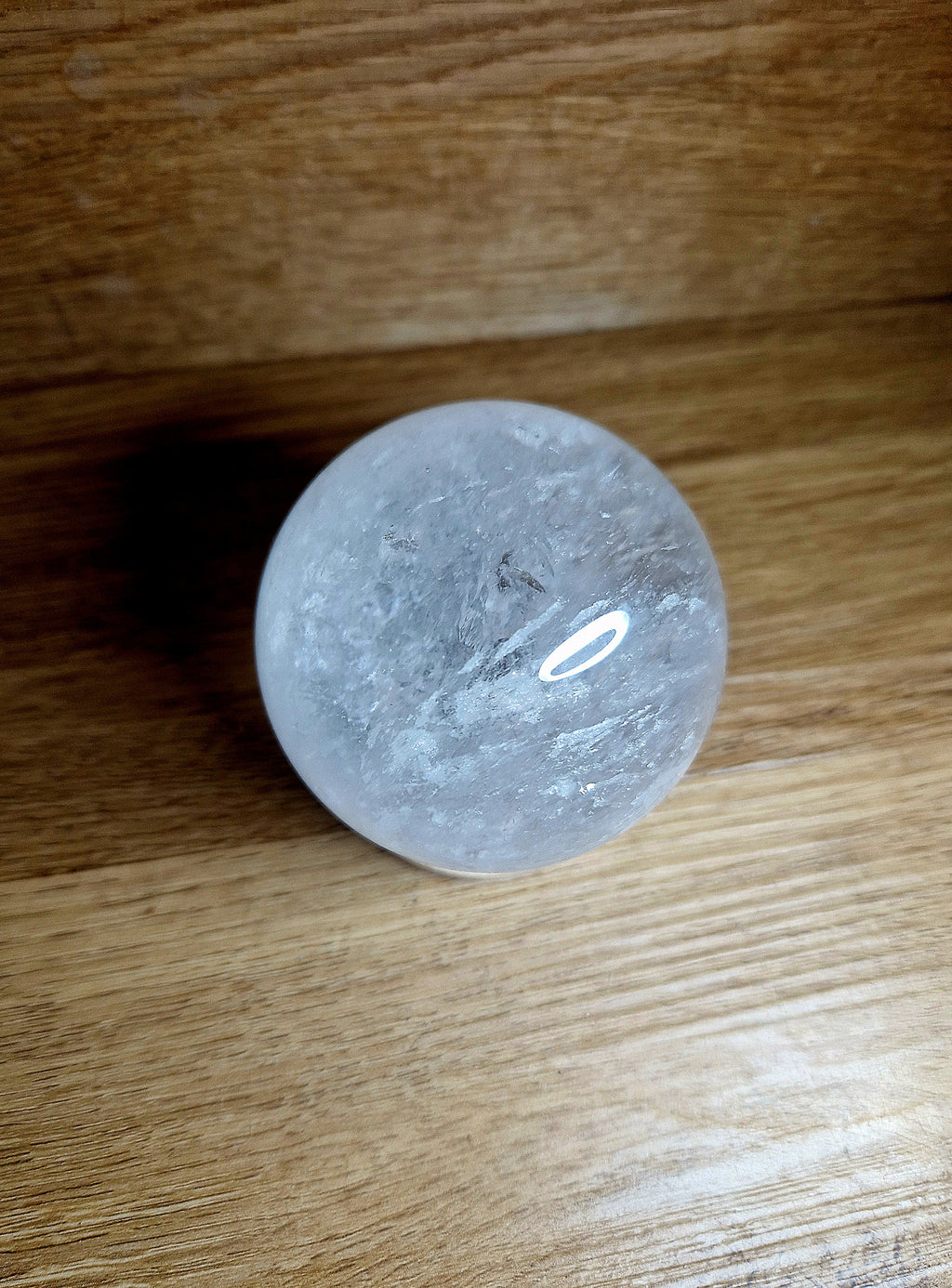 Bergkristall Kugel – 7,4 cm • 548 g • Klarheit & Lichtenergie