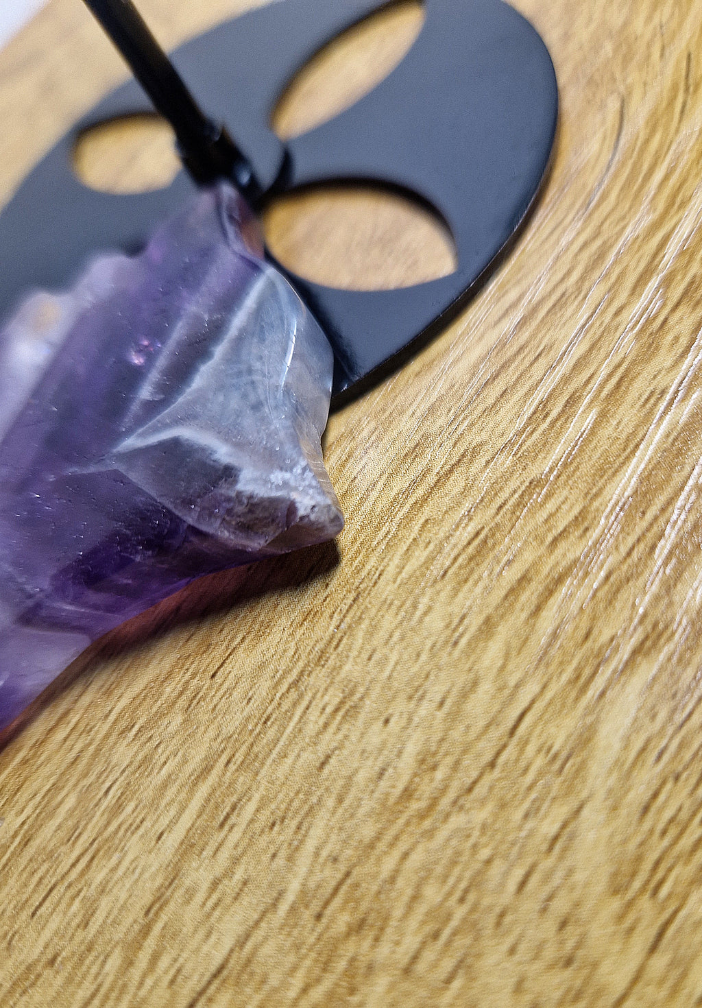 Geflügeltes Einhorn mit Amethyst-Flügeln – B-Ware / Einzelstück