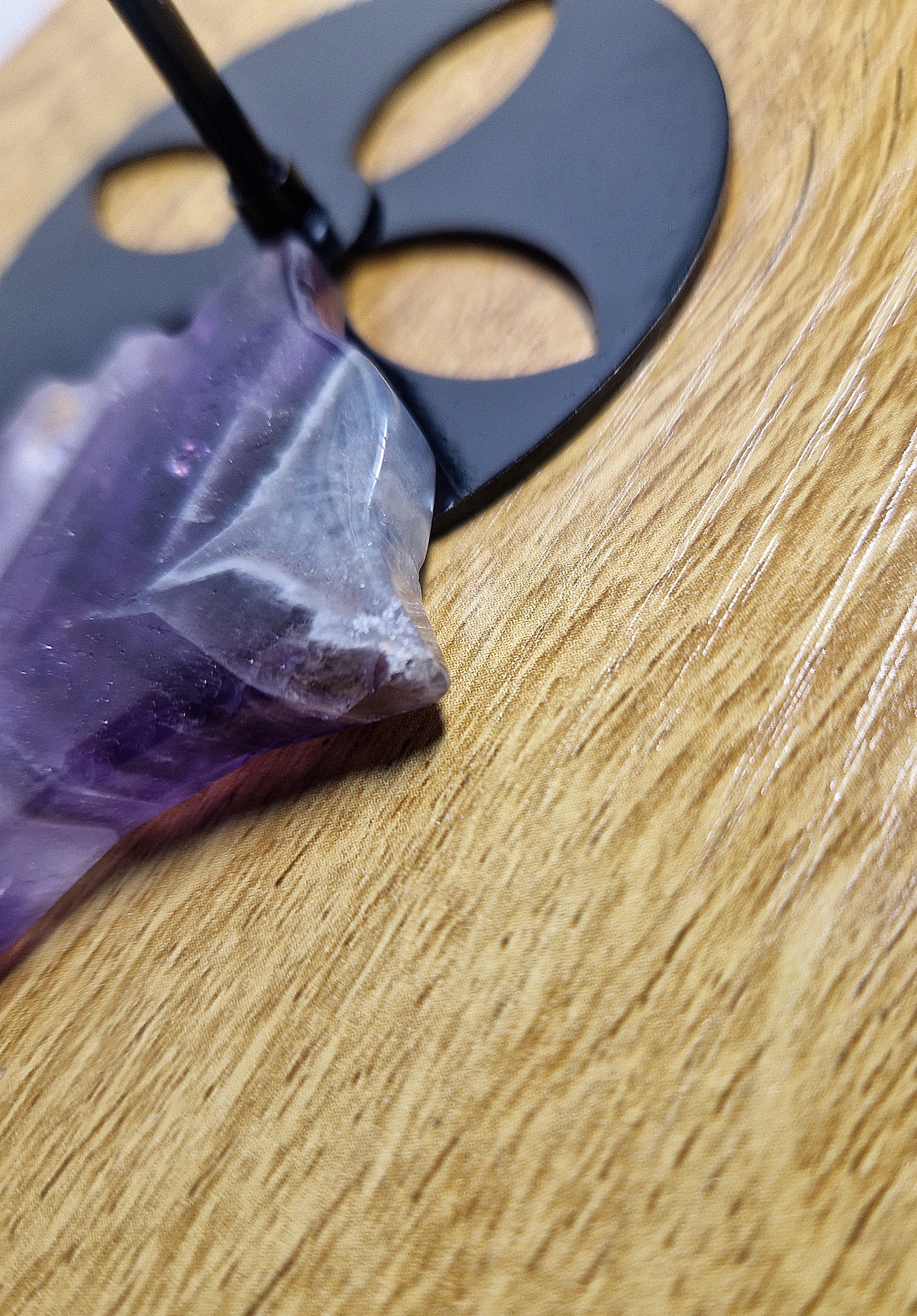 Geflügeltes Einhorn mit Amethyst-Flügeln – B-Ware / Einzelstück