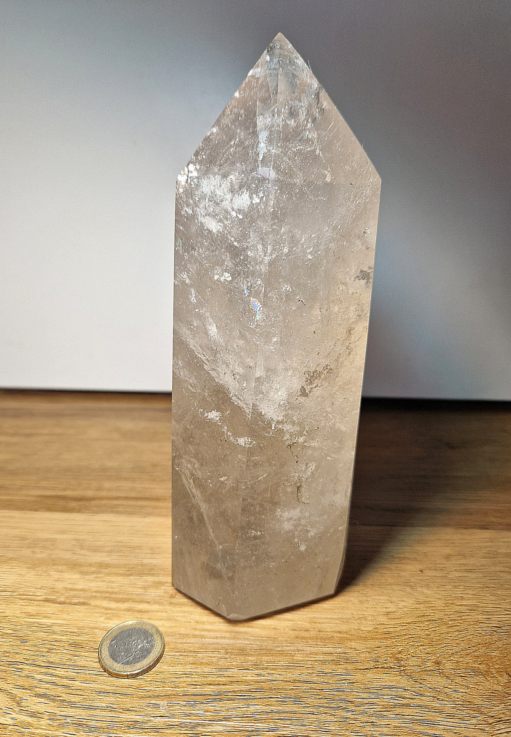 ✨ Riesen Bergkristall Turm – kraftvolles Unikat mit faszinierendem Innenleben