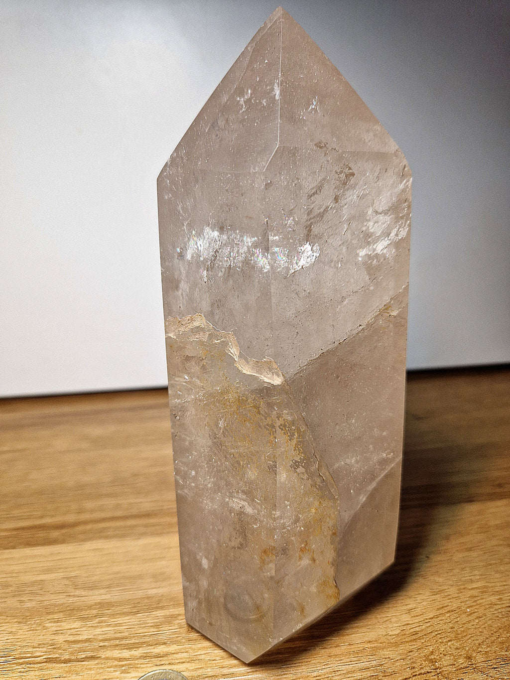 ✨ Riesen Bergkristall Turm – kraftvolles Unikat mit faszinierendem Innenleben