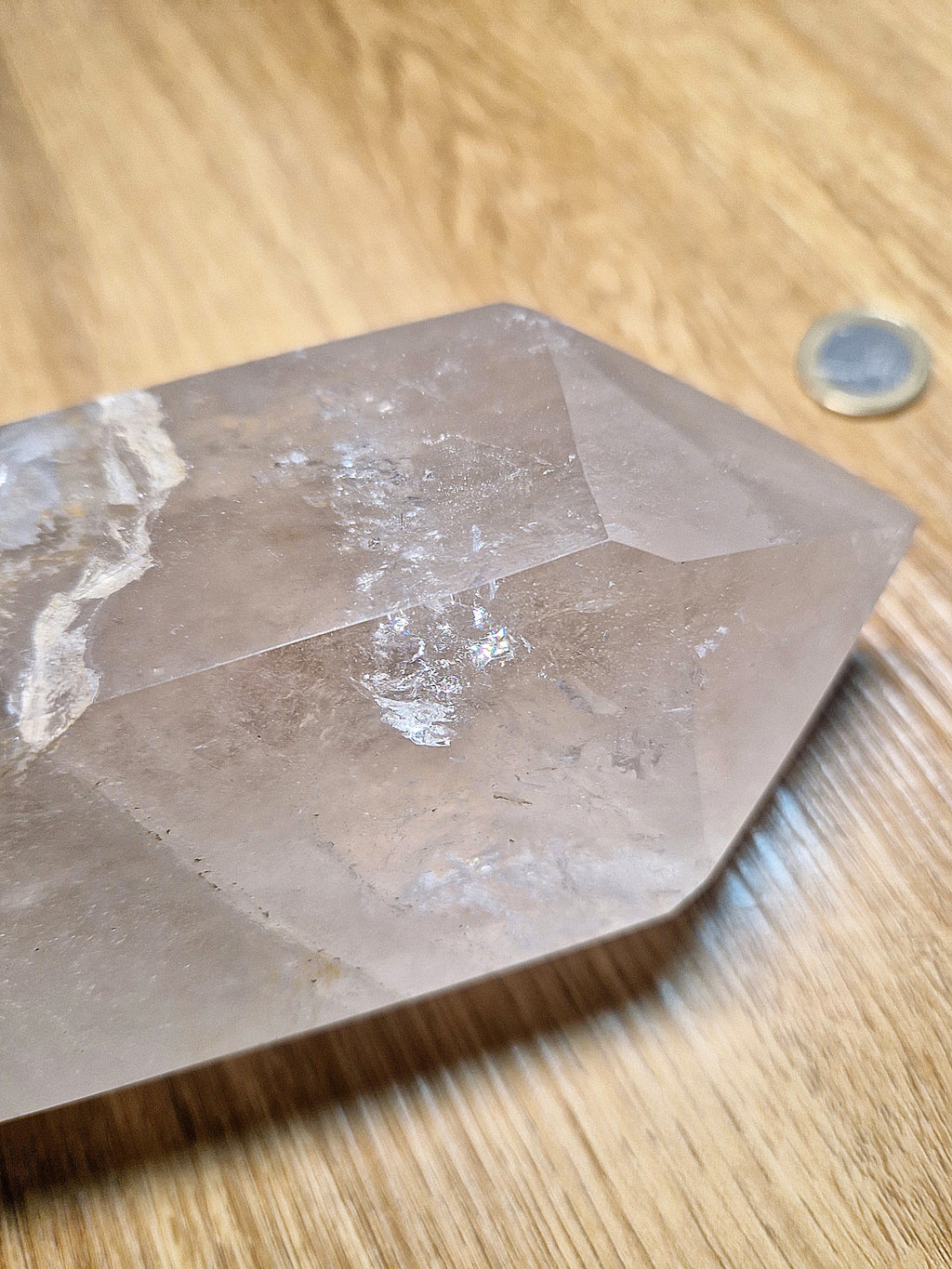 ✨ Riesen Bergkristall Turm – kraftvolles Unikat mit faszinierendem Innenleben