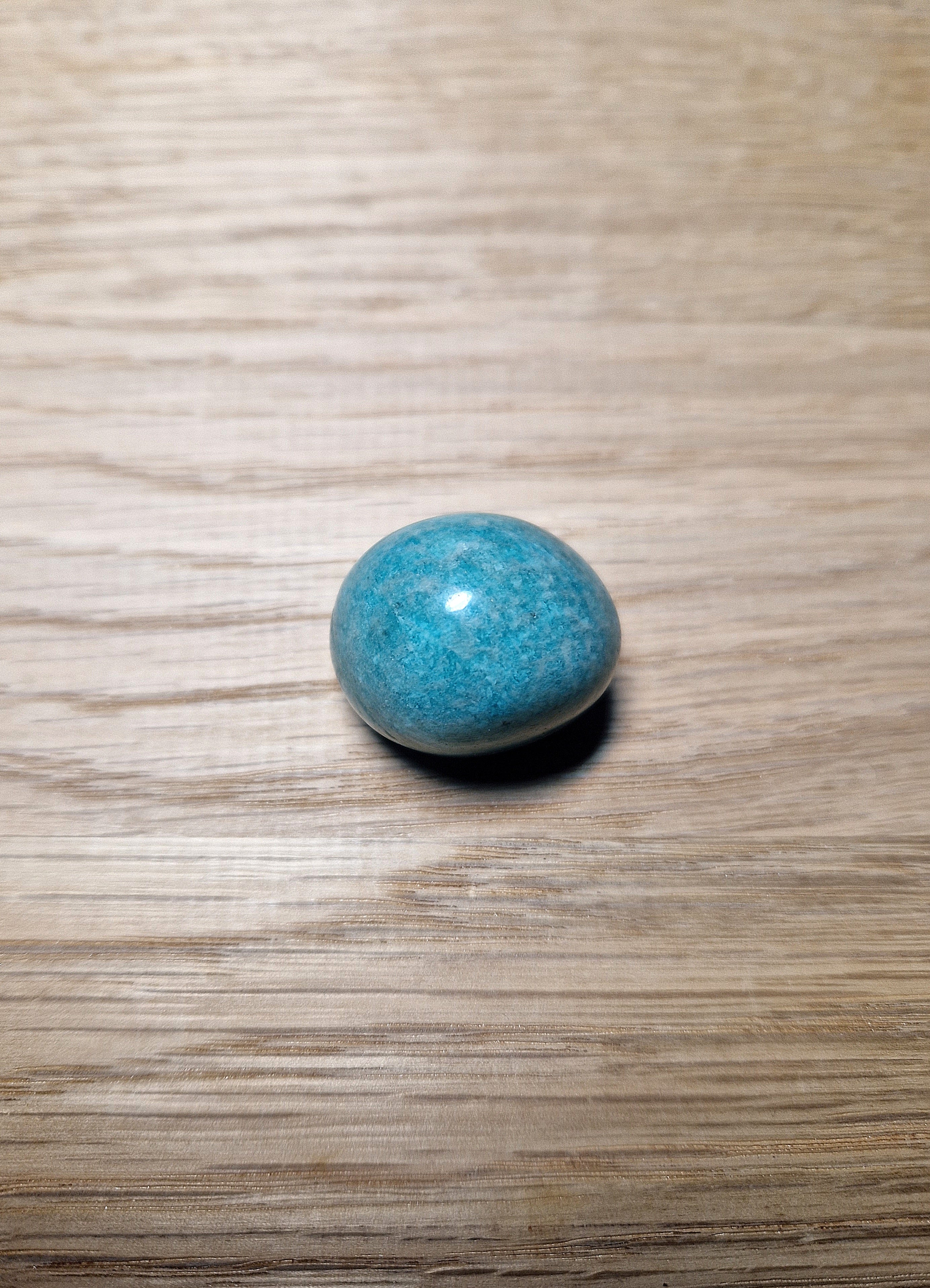 💙 Amazonit Trommelstein – A-Qualität