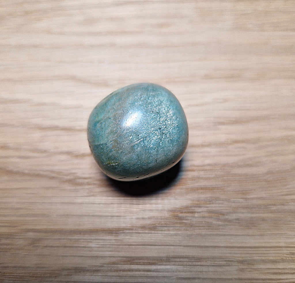 💙 Amazonit Trommelstein – A Qualität