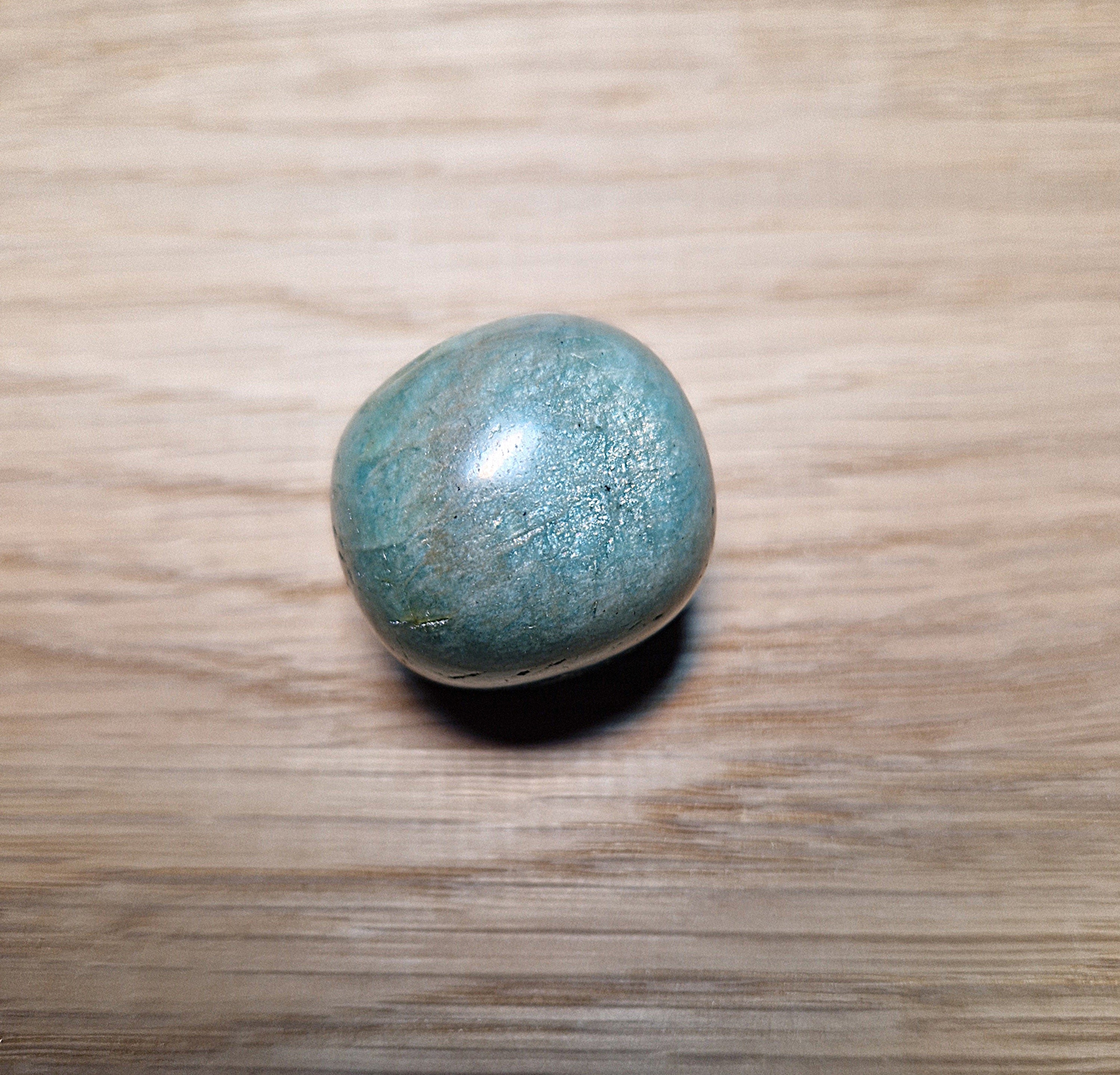 💙 Amazonit Trommelstein – A Qualität