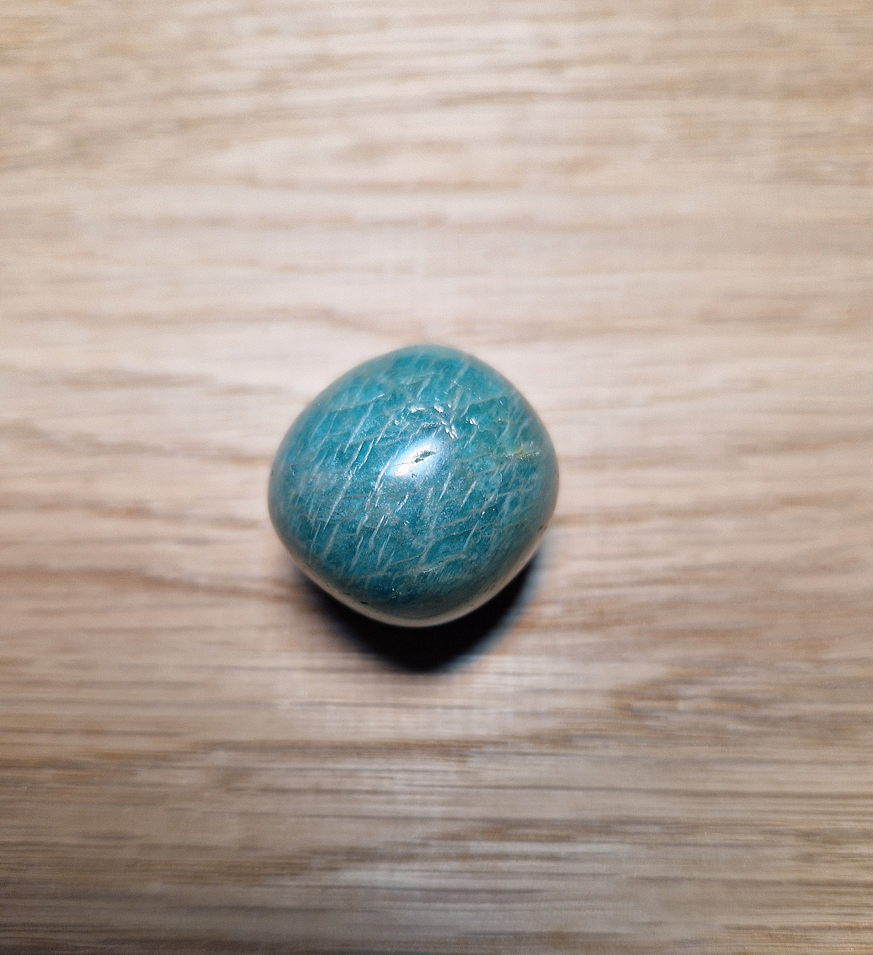 💙 Amazonit Trommelstein – A Qualität