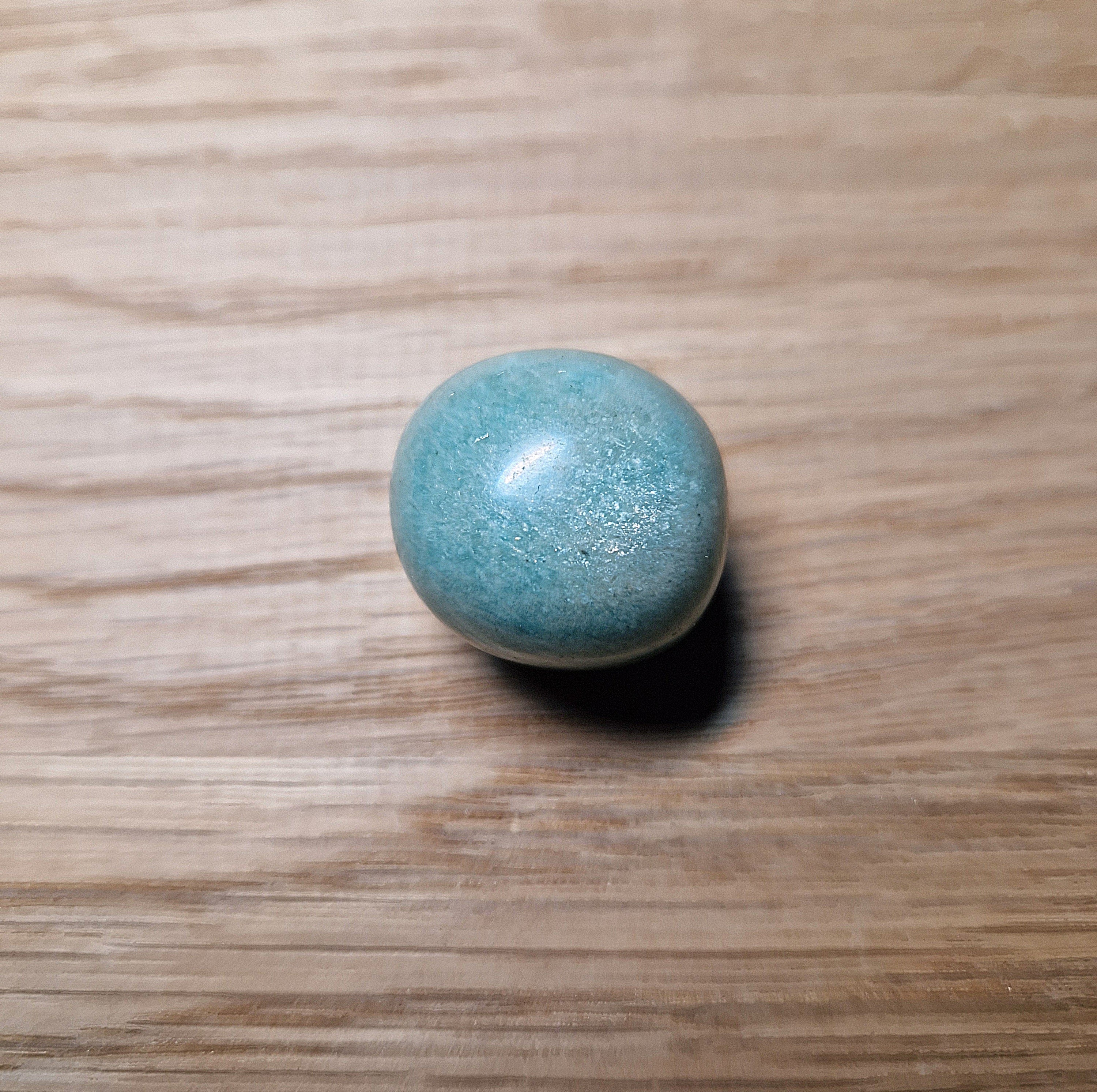 💙 Amazonit Trommelstein – A Qualität