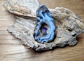 Achat-Anhänger mit Amethyst Druse – Naturunikat