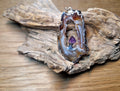 Achat-Anhänger mit Amethyst Druse – Naturunikat