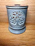 Räucherstövchen „Baum des Lebens“ – Speckstein mit Edelstahlsieb