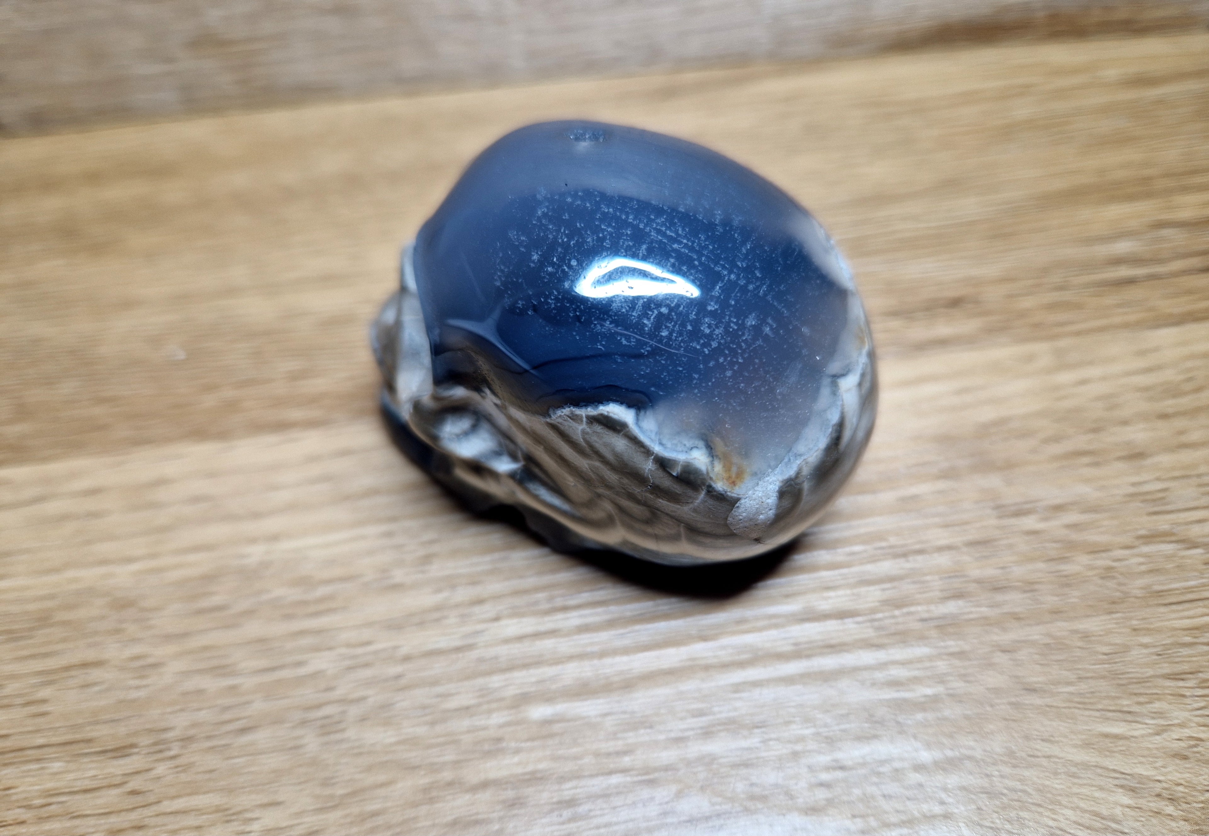 Achat / Chalcedon Kristallschädel – Naturstein Einzelstück