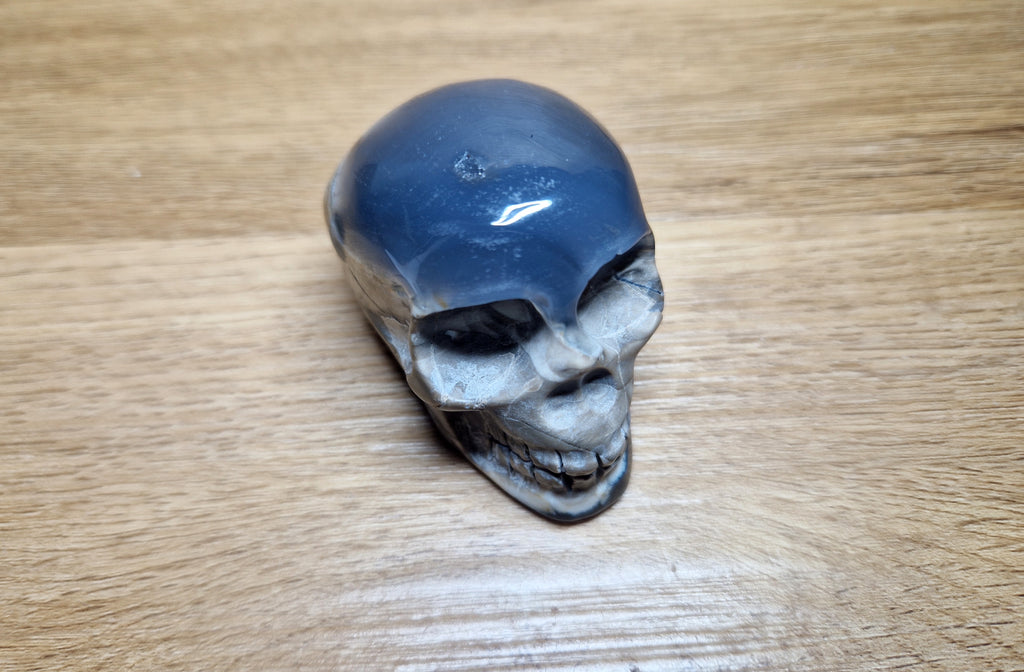 Achat / Chalcedon Kristallschädel – Naturstein Einzelstück