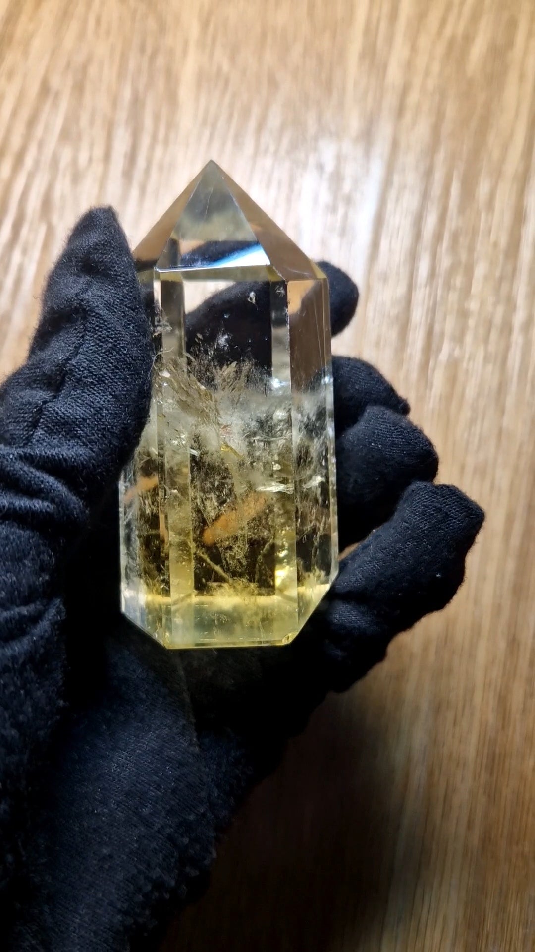 ✨ Goldene seltene Citrin Spitze – Klarheit • Licht • Energie ✨