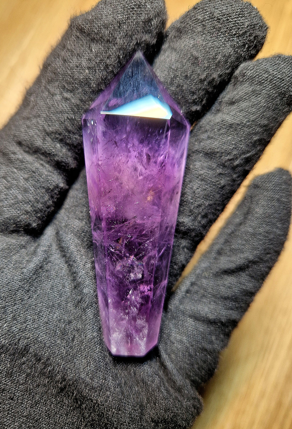 💜 Elegante Amethyst Spitze – intensives Violett & natürliche Tiefe AA+💜