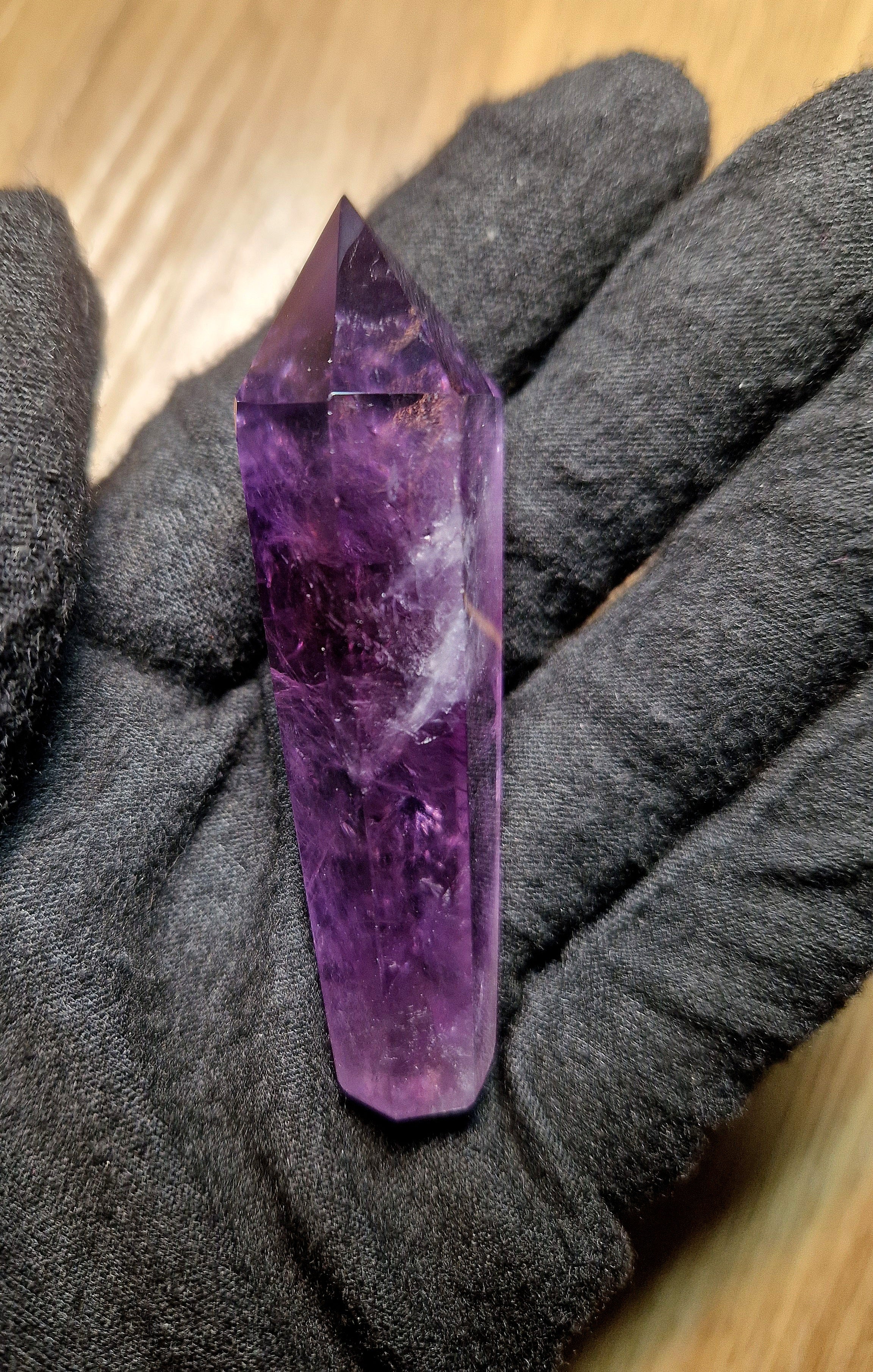 💜 Elegante Amethyst Spitze – intensives Violett & natürliche Tiefe AA+💜
