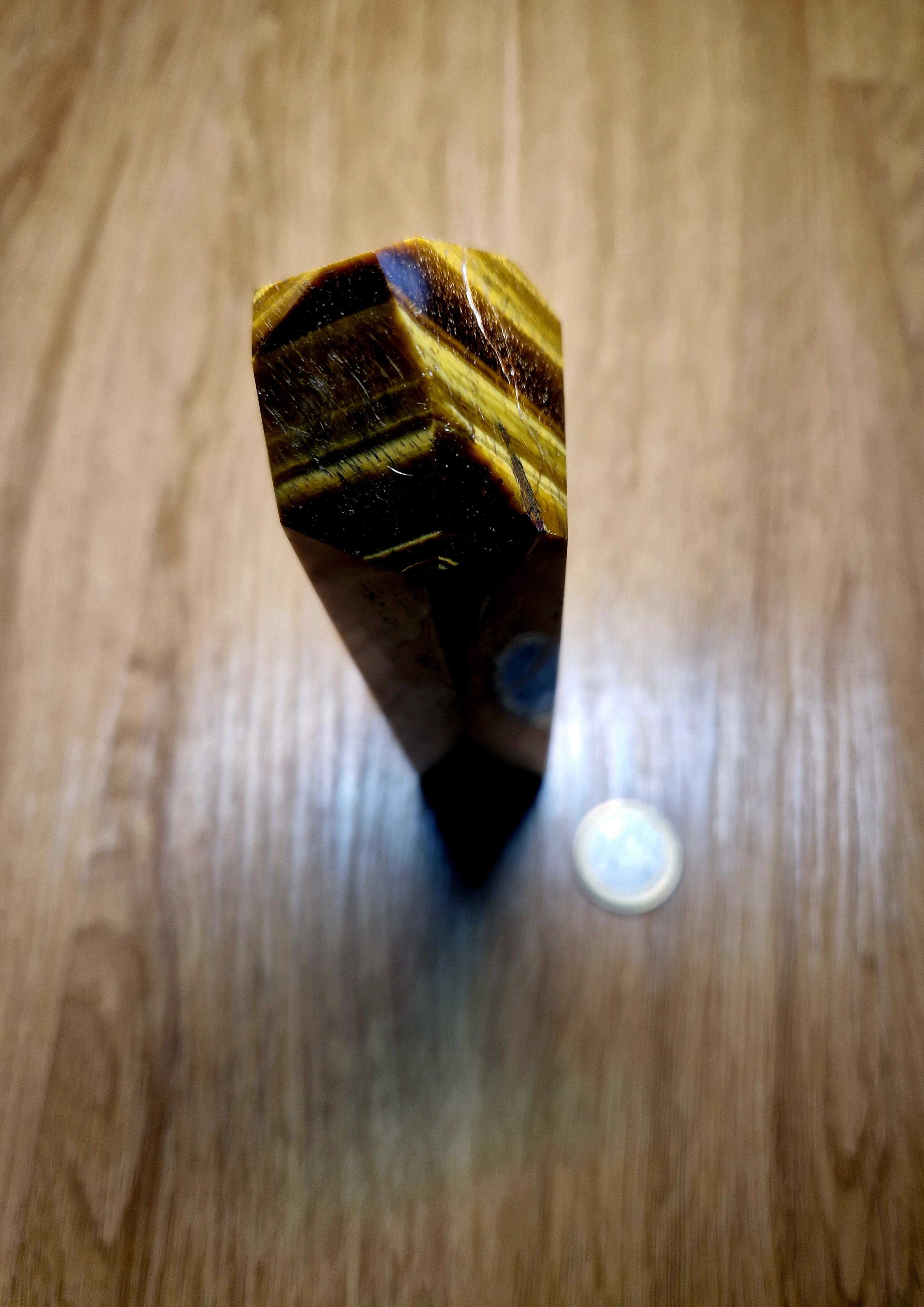 ✨ Golden Eye – Tigerauge Obelisk