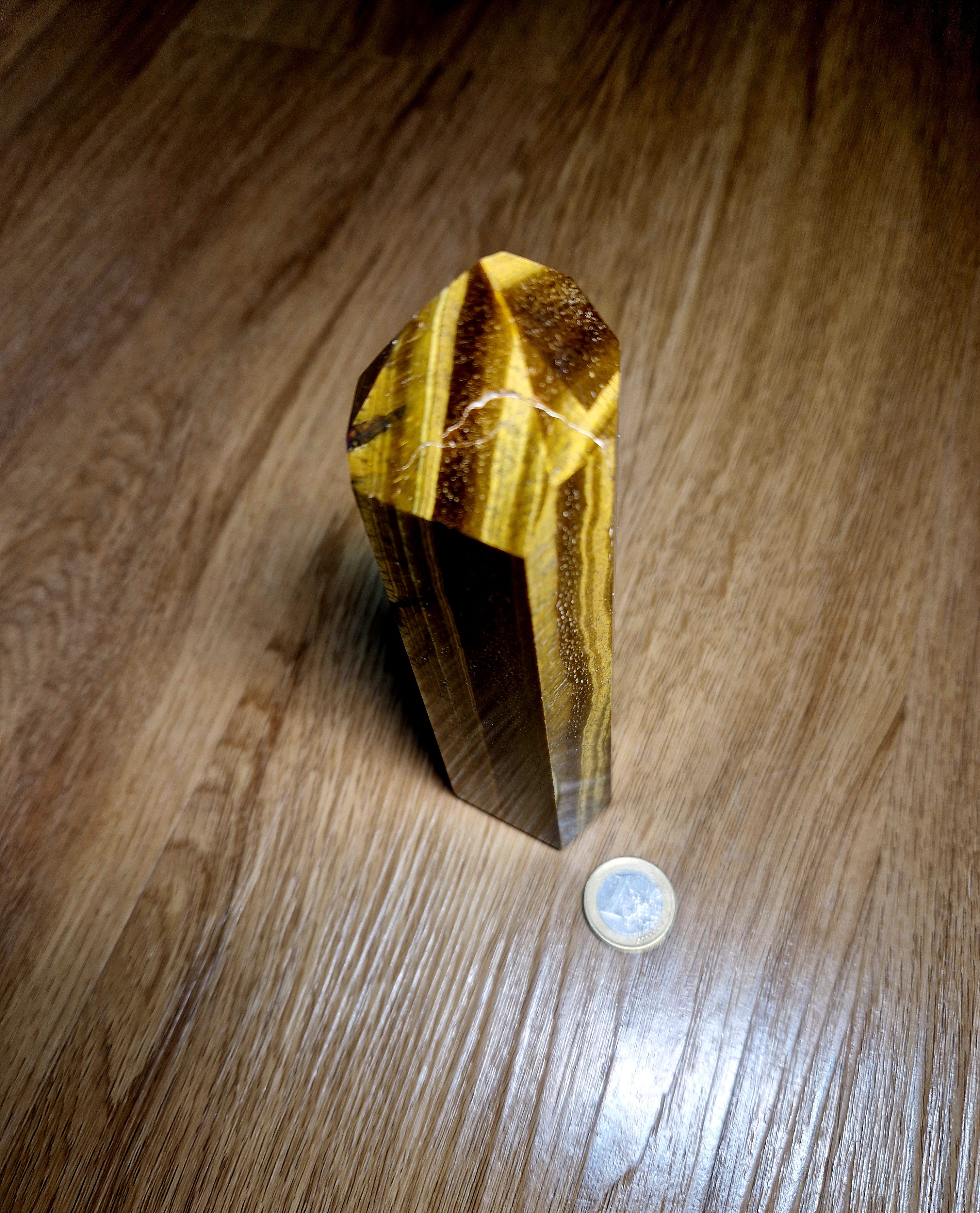 ✨ Golden Eye – Tigerauge Obelisk