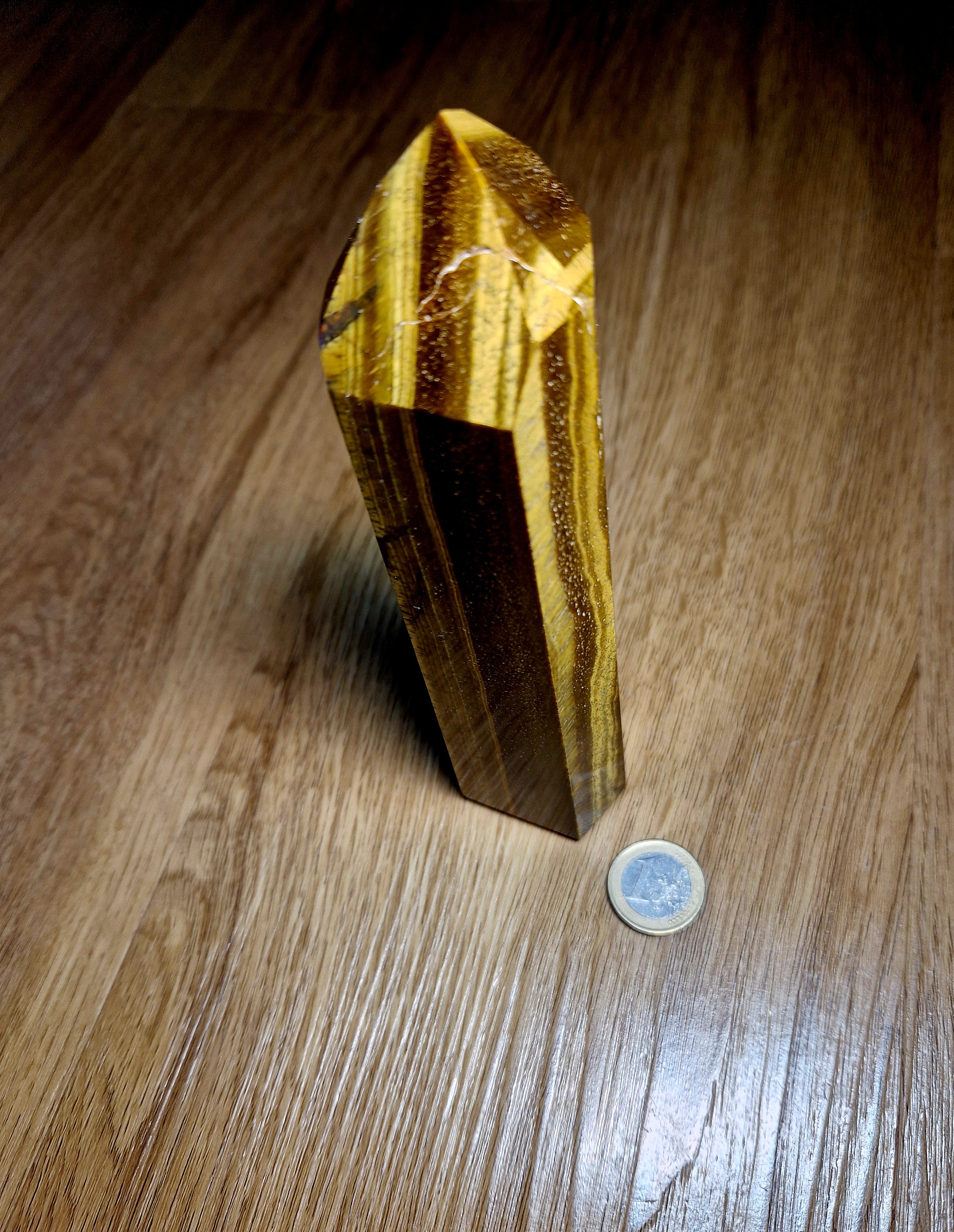 ✨ Golden Eye – Tigerauge Obelisk