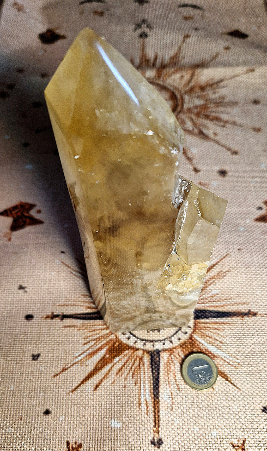 ✨ Temple of Light – Natur Citrin Doppelspitze