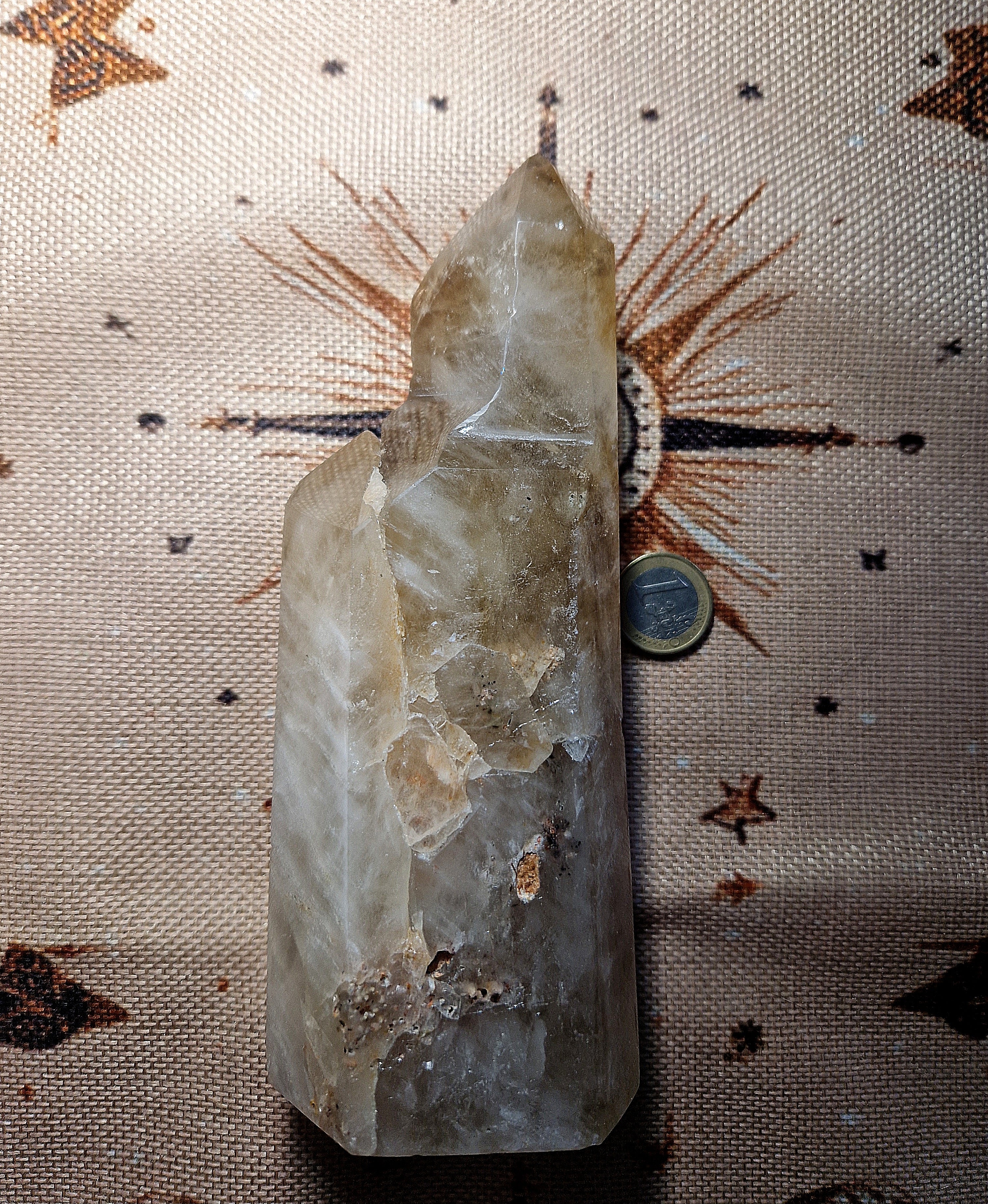 ✨ Temple of Light – Natur Citrin Doppelspitze