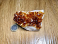 Citrin-Druse (gebrannter Amethyst) – 216 g Unikat