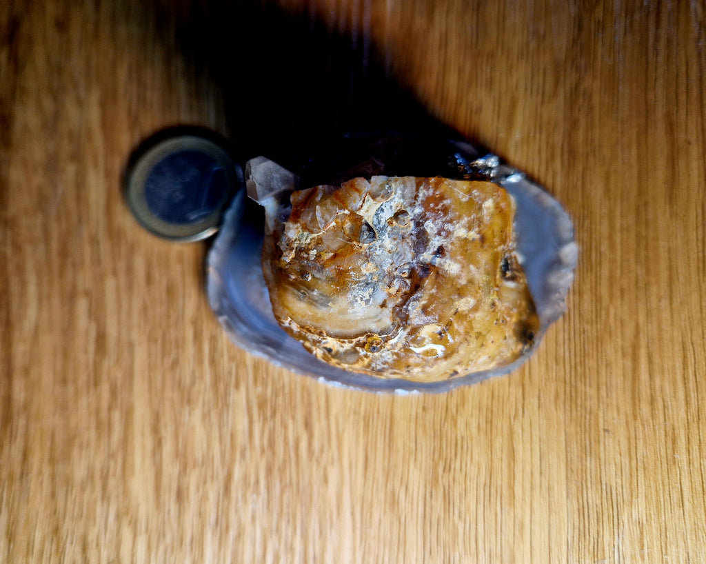 Achat-Geode mit Bergkristall & Pyrit – Einzigartiges Sammlerstück